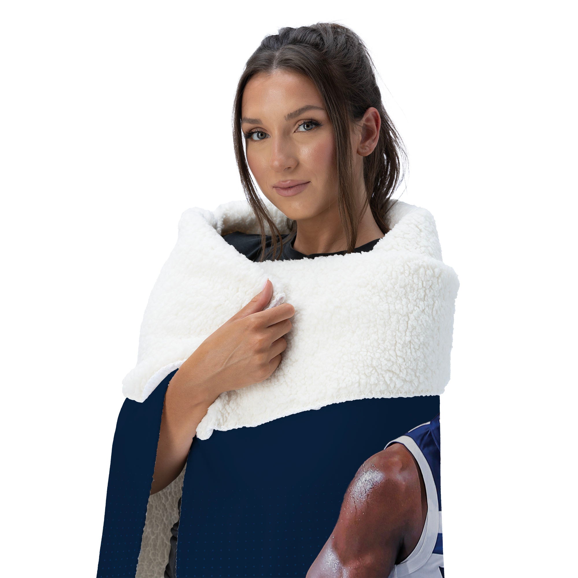 NBA Minnesota Timberwolves Anthony Edwards Silk Touch Sherpa Throw Blanket 50x60 inches