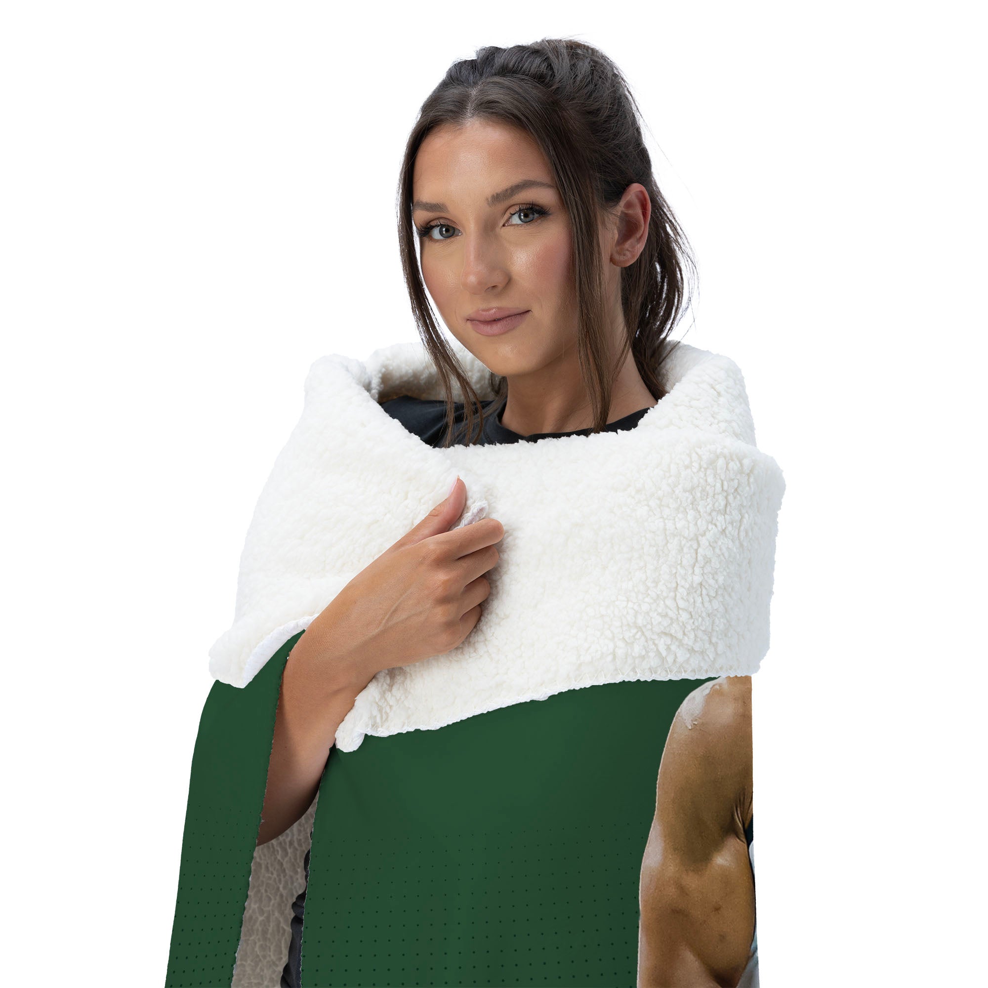 NBA Milwaukee Bucks Giannis Antetokounmpo Silk Touch Sherpa Throw Blanket 50x60 inches