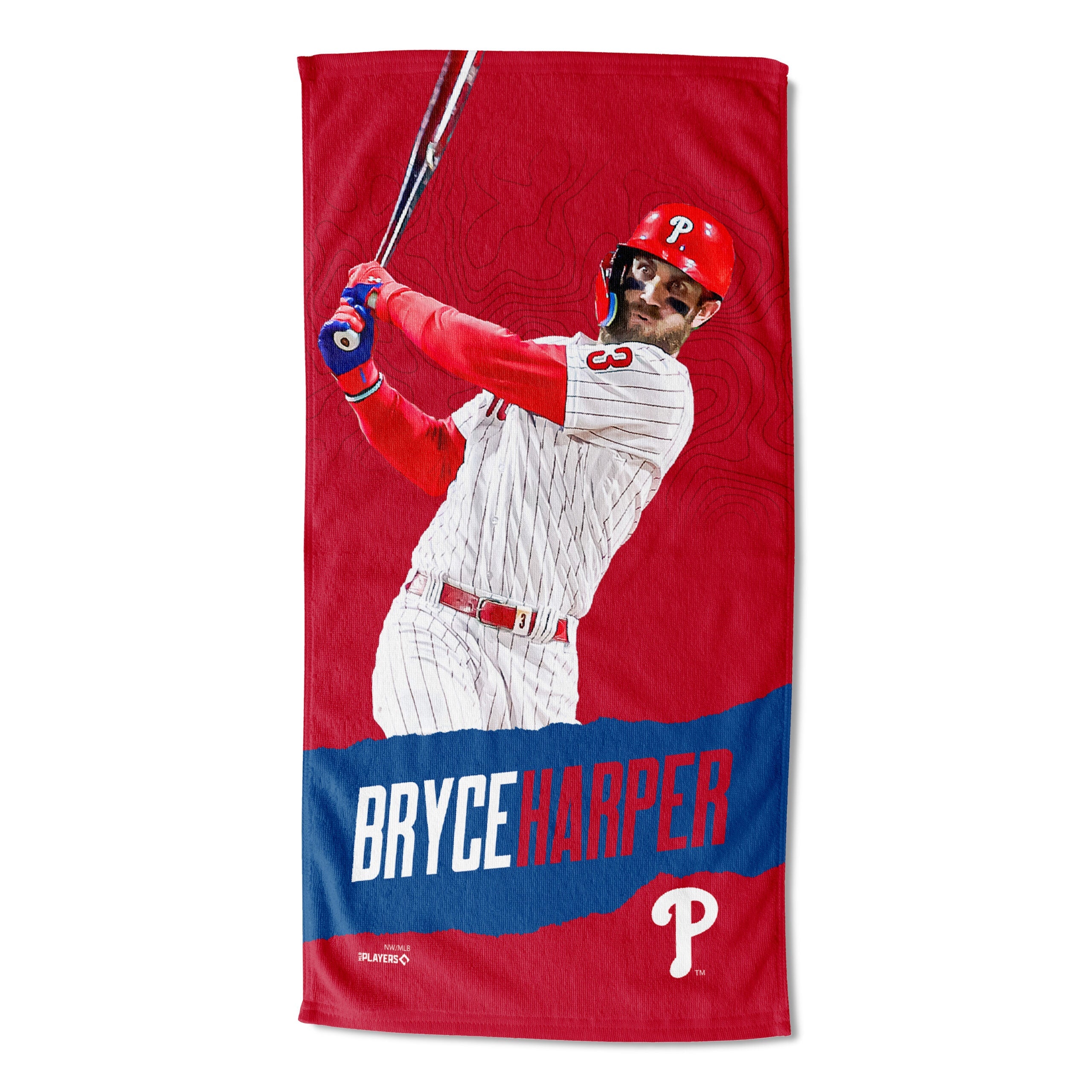 MLB Philadelphia Phillies Bryce Harper Beach Towel 30x60 Inches