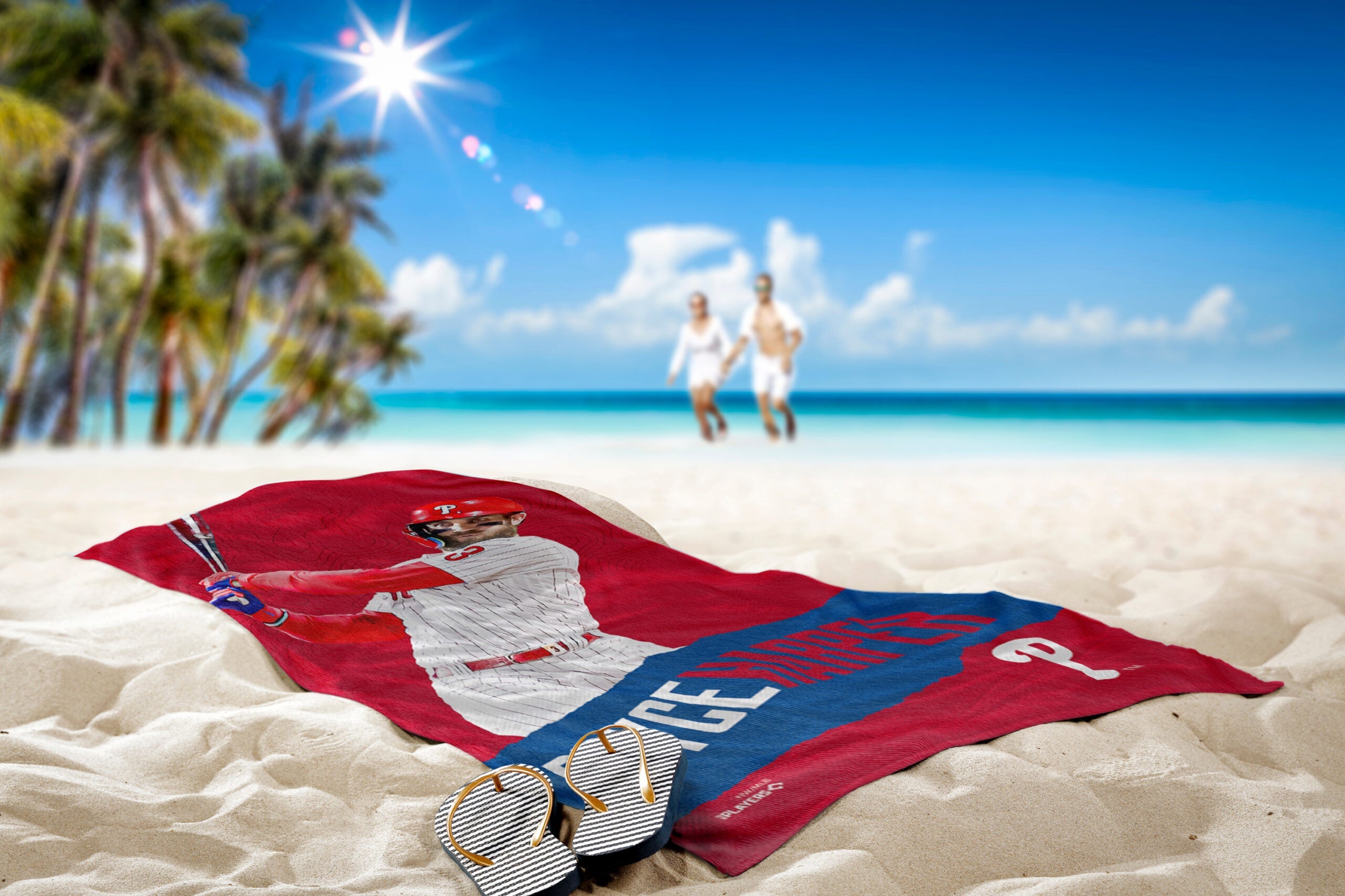 MLB Philadelphia Phillies Bryce Harper Beach Towel 30x60 Inches
