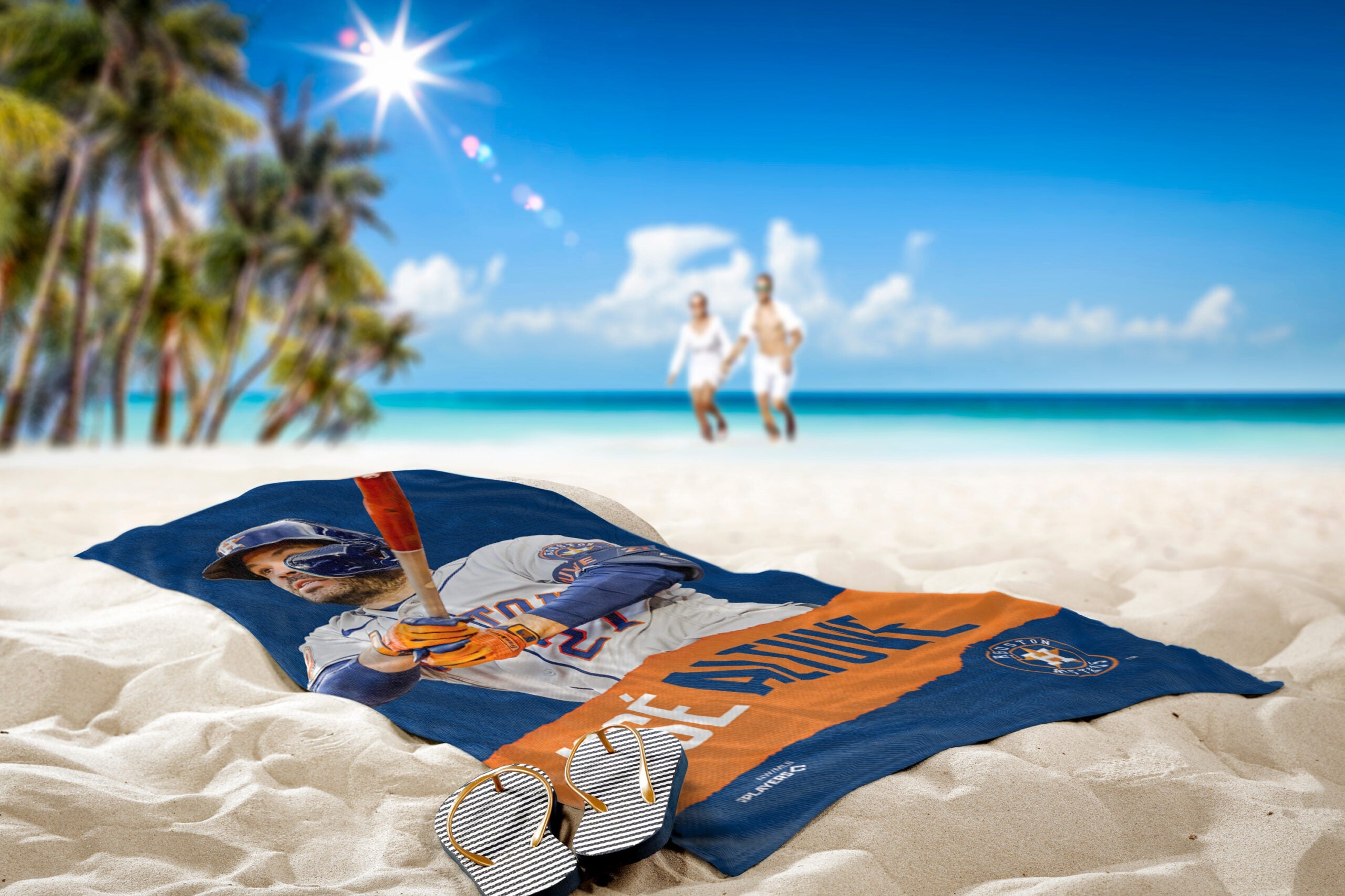 MLB Houston Astros Jose Altuve Beach Towel 30x60 Inches