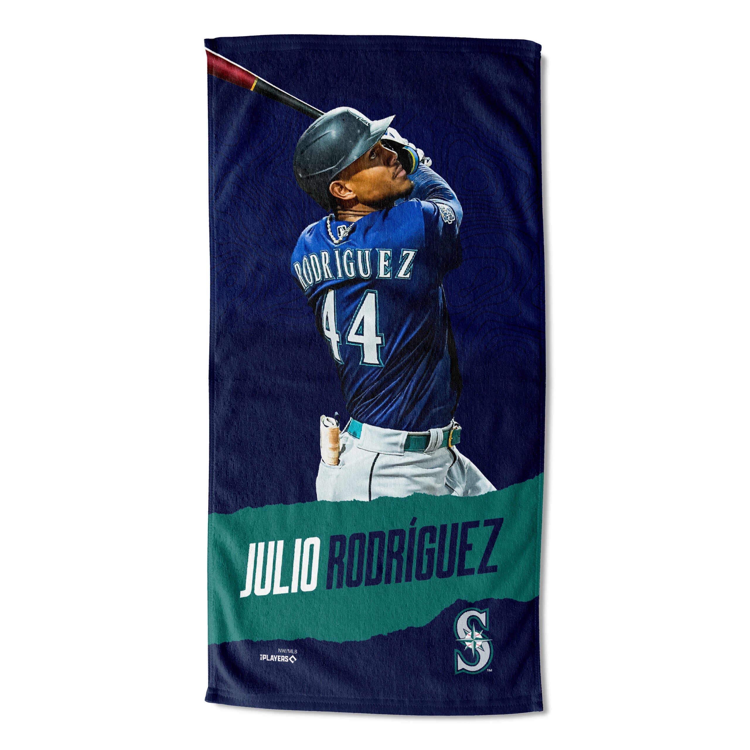 MLB Seattle Mariners Julio Rodriguez Beach Towel 30x60 Inches