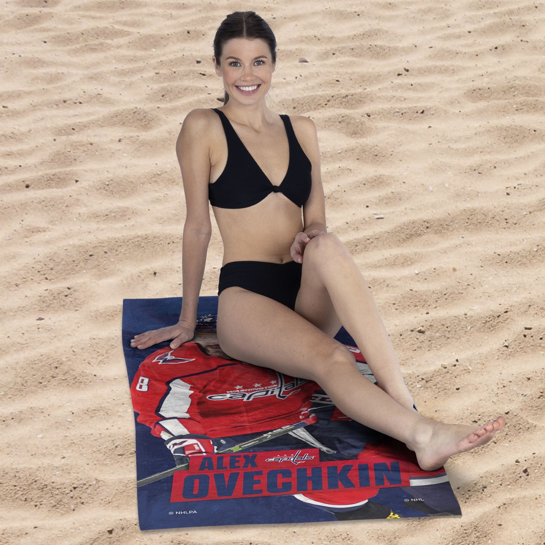 Washington Capitals Alex Ovechkin NHL Beach Towel 30X60 Inches