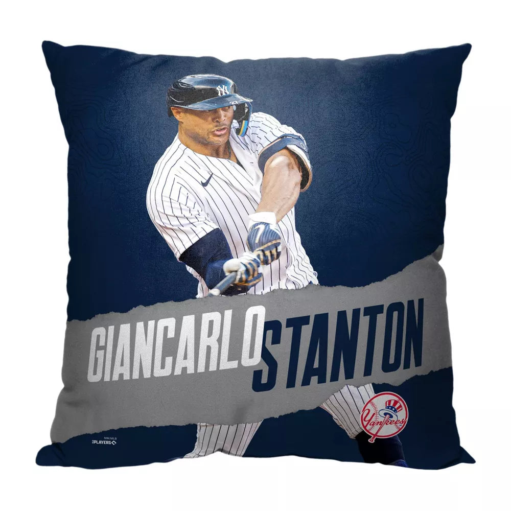 MLB New York Yankees Giancarlo Stanton Throw Pillow 18¡Á18 Inches