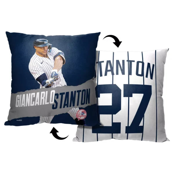 MLB New York Yankees Giancarlo Stanton Throw Pillow 18¡Á18 Inches