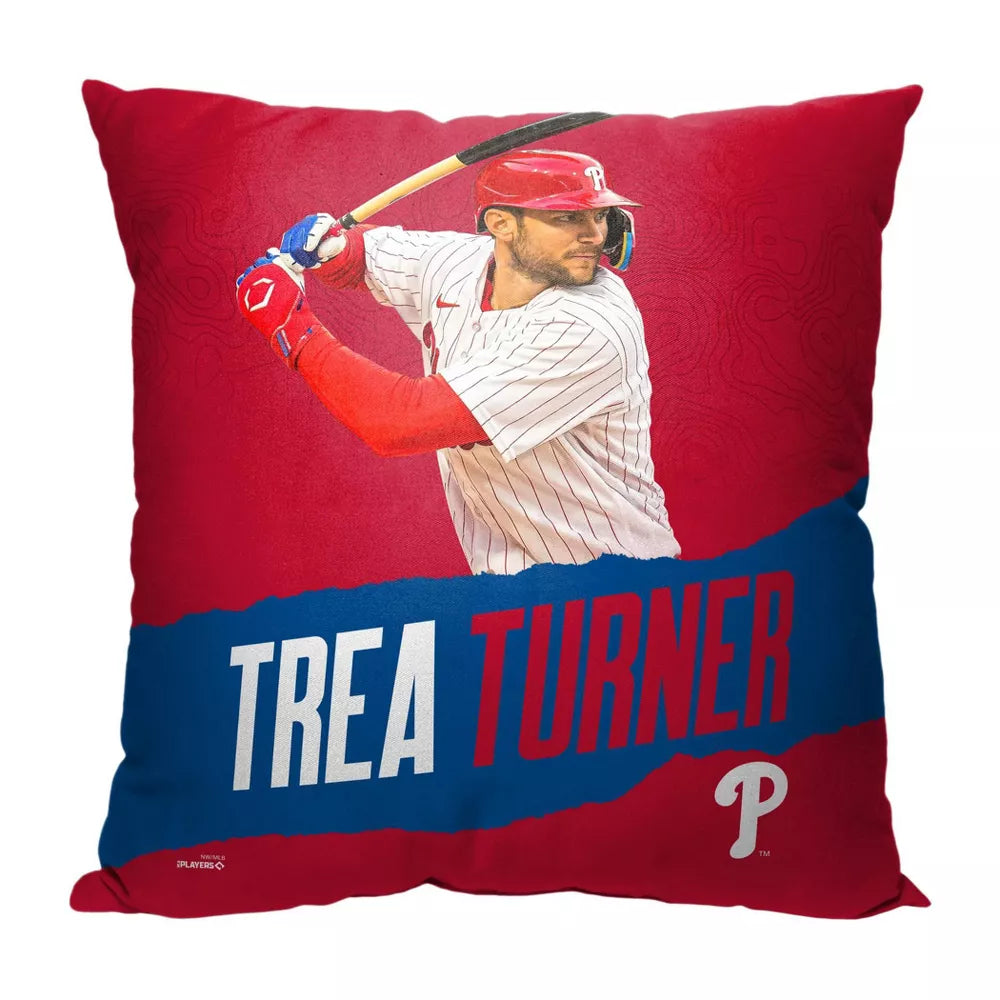 MLB Philadelphia Phillies Trea Turner Throw Pillow 18¡Á18 Inches