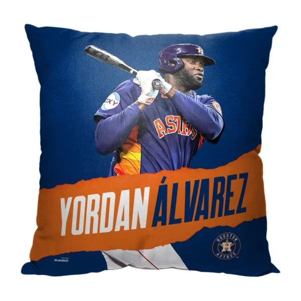 MLB Houston Astros Yordan Alvarez Throw Pillow 18¡Á18 Inches