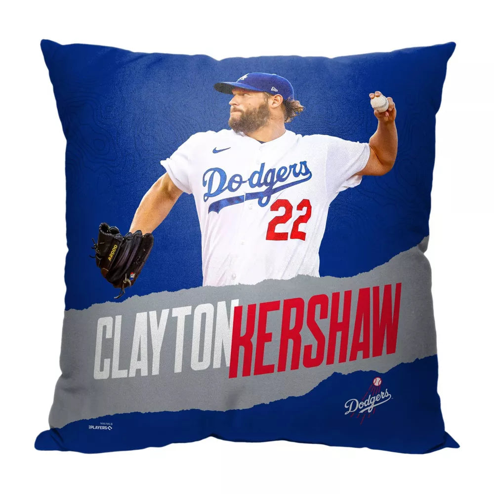 MLB Los Angeles Dodgers Clayton Kershaw Throw Pillow 18¡Á18 Inches