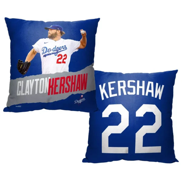 MLB Los Angeles Dodgers Clayton Kershaw Throw Pillow 18¡Á18 Inches