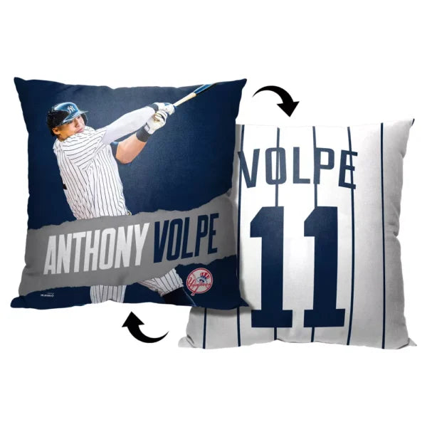 MLB New York Yankees Anthony Volpe Throw Pillow 18¡Á18 Inches