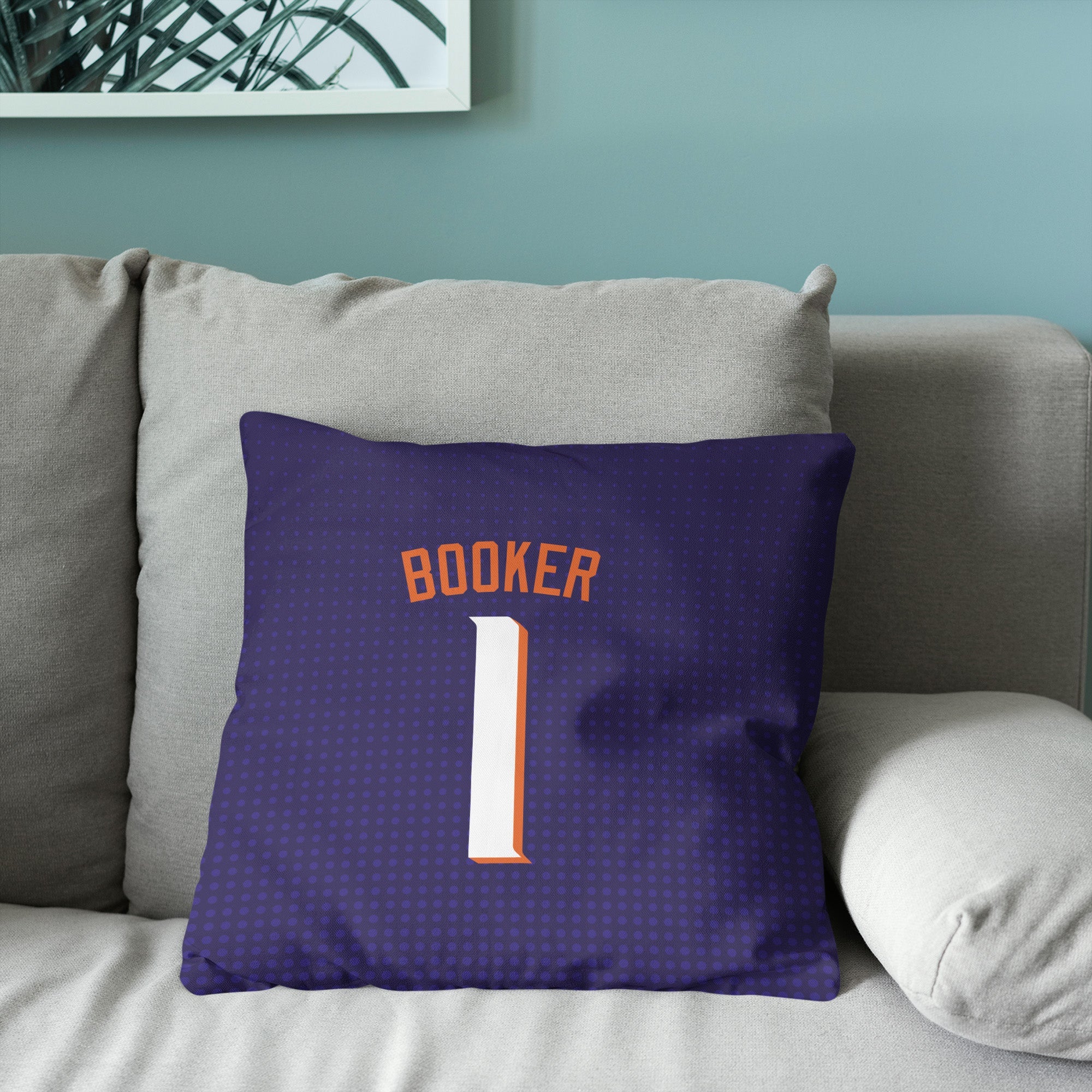 NBA Phoenix Suns Devin Booker Throw Pillow 18x18 inches