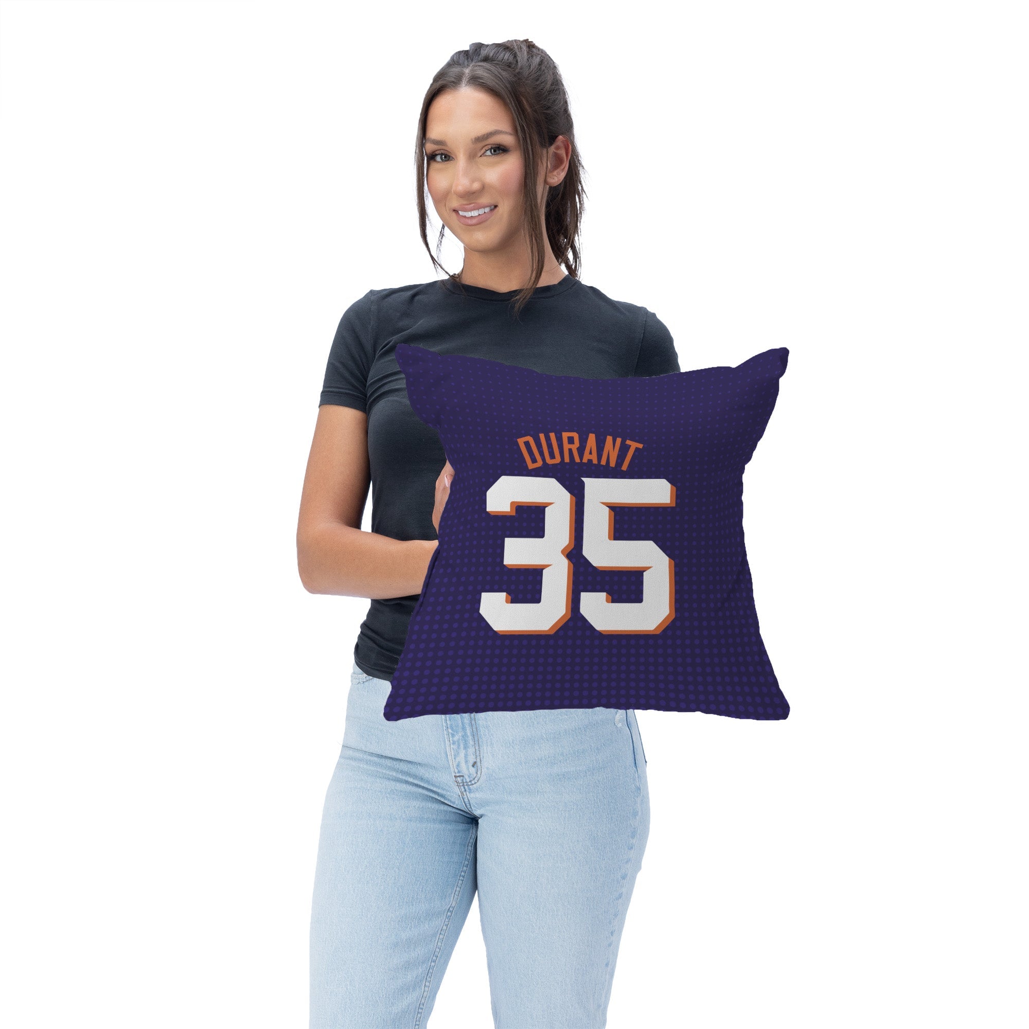 NBA Phoenix Suns Kevin Durant Throw Pillow 18x18 inches