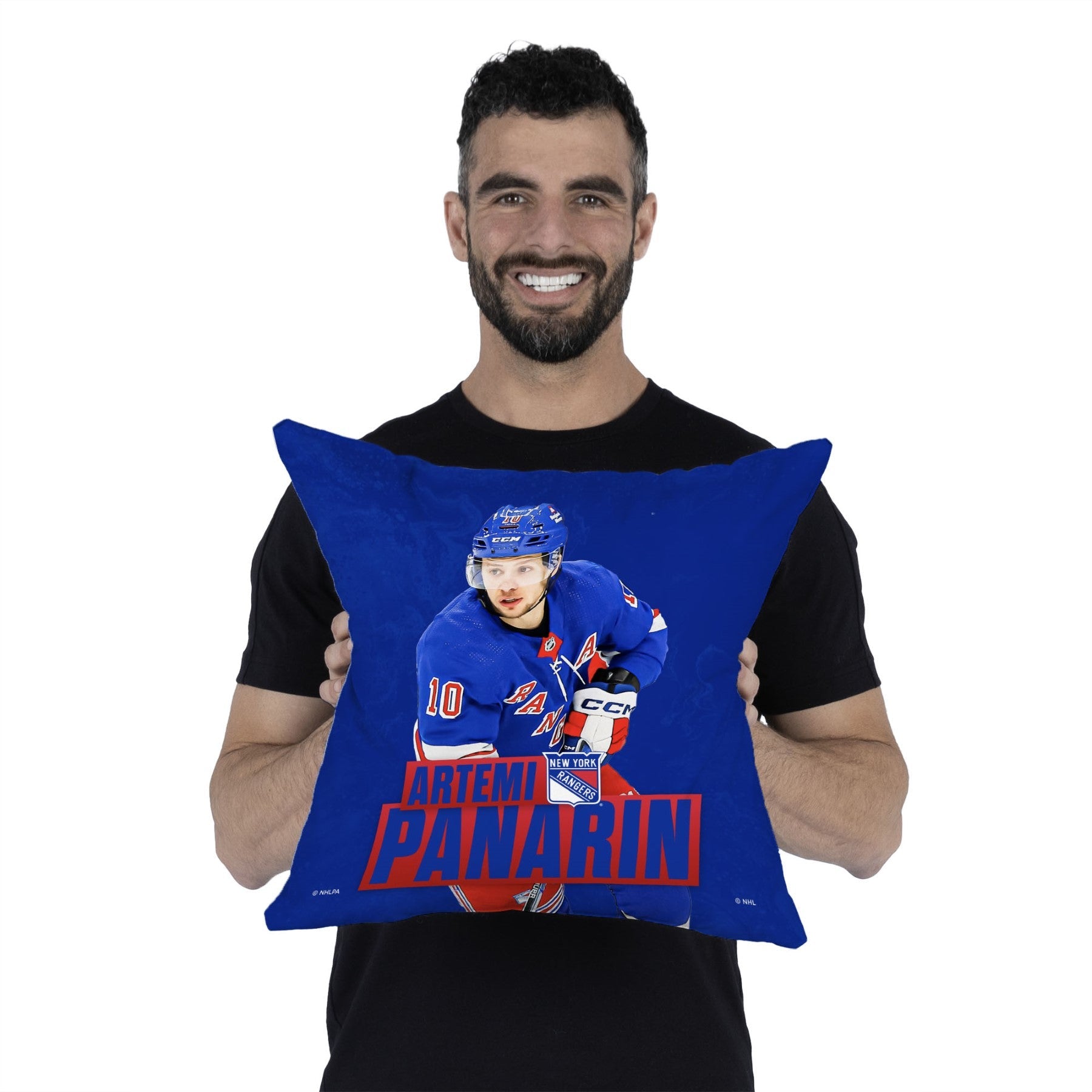 New York Rangers Artemi Panarin NHL Throw Pillow 18X18 Inches