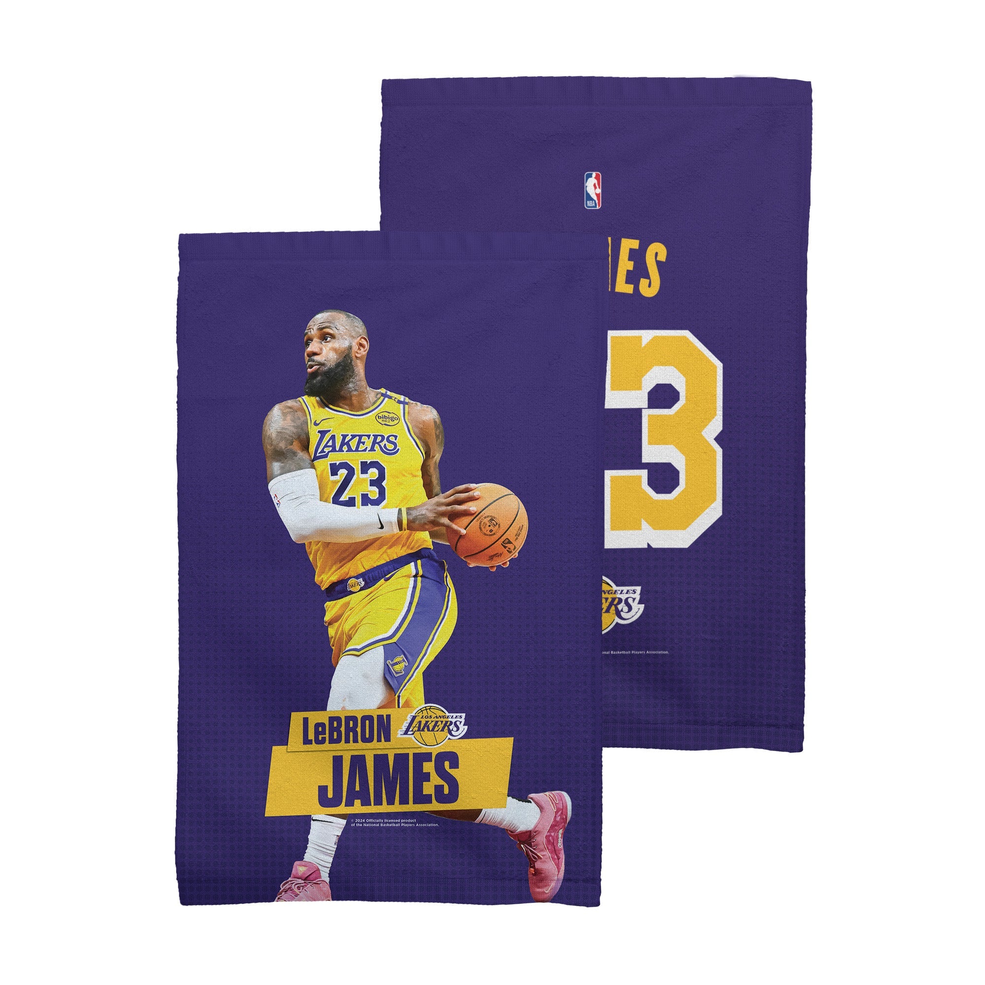 NBA Los Angeles Lakers Lebron James Fan Towel 16x25 inches