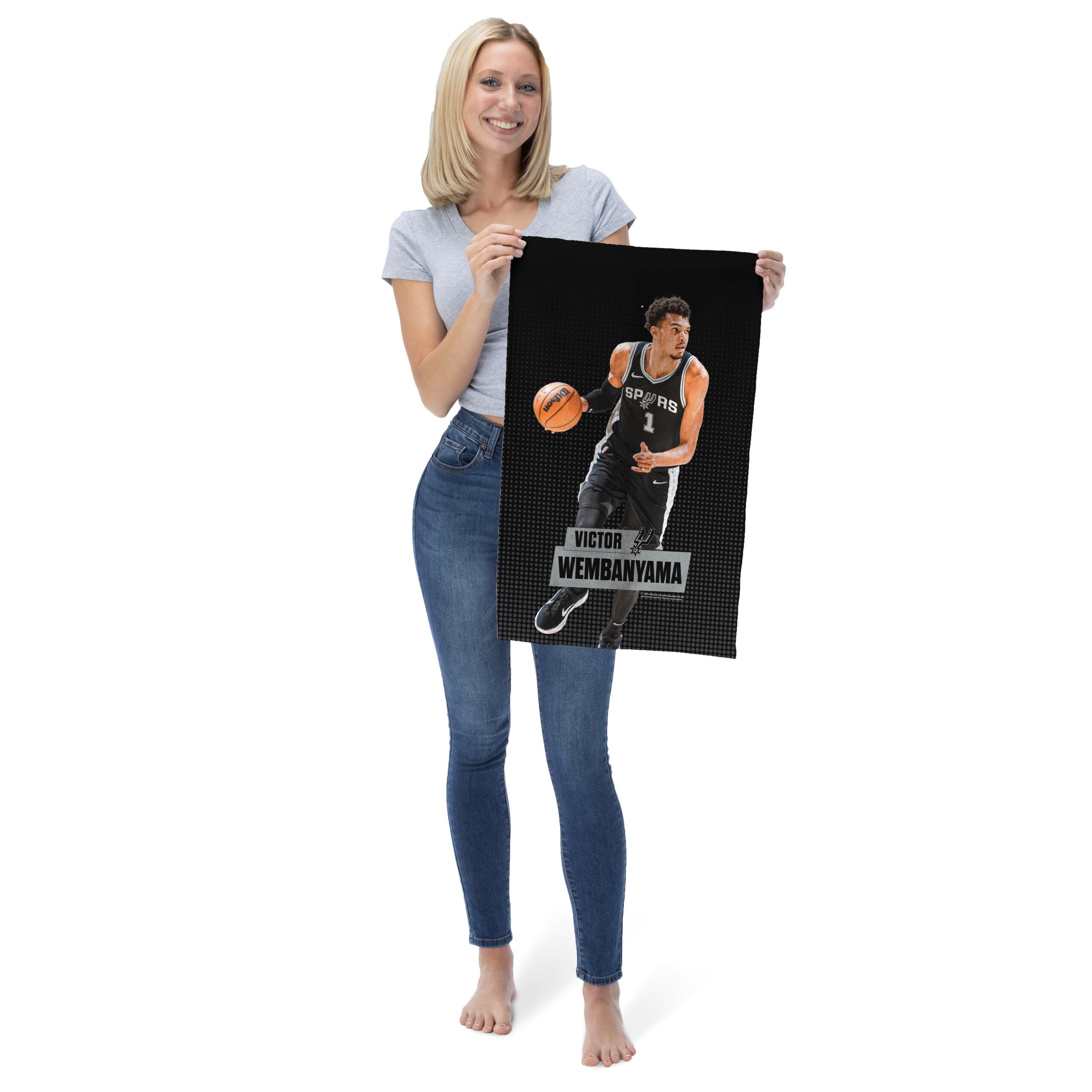 NBA San Antonio Spurs Victor?Wembanyama Fan Towel 16x25 inches