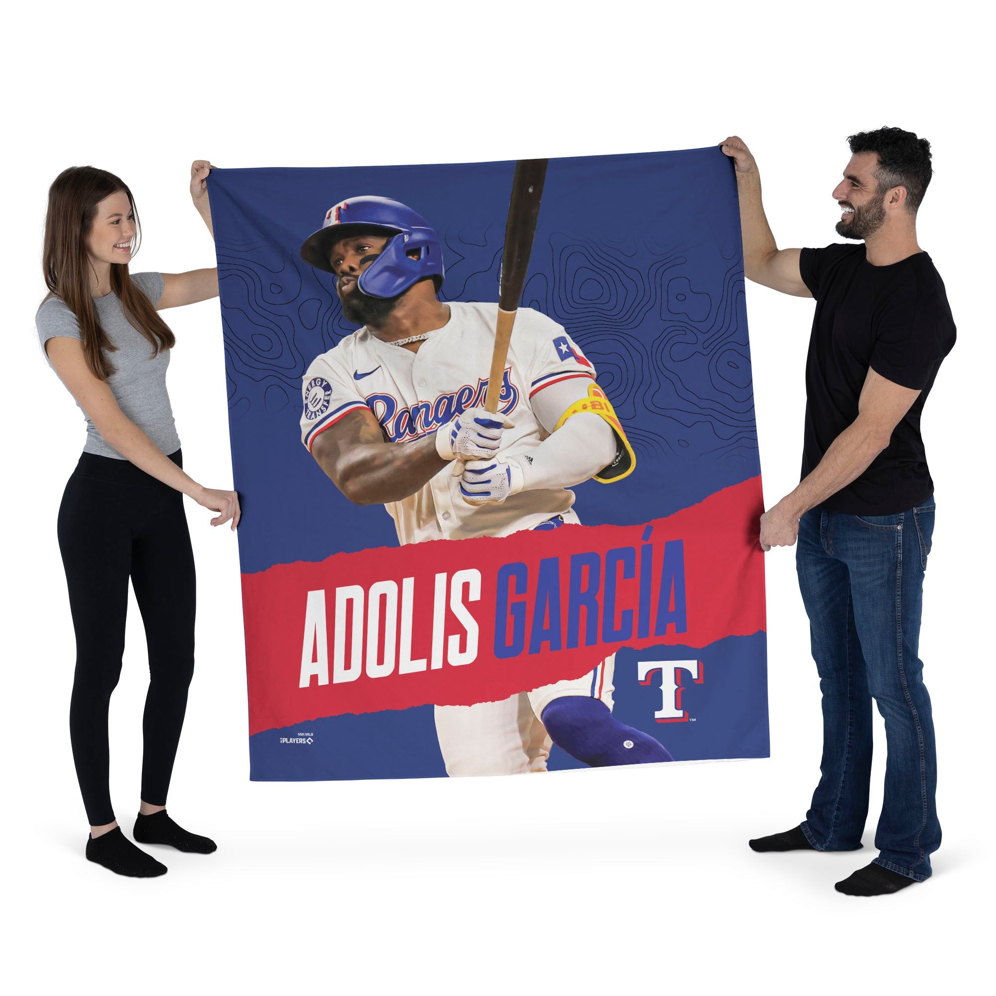 Texas Rangers MLB Adolis Garcia Rangers Wall Hanging 50x60 Inches