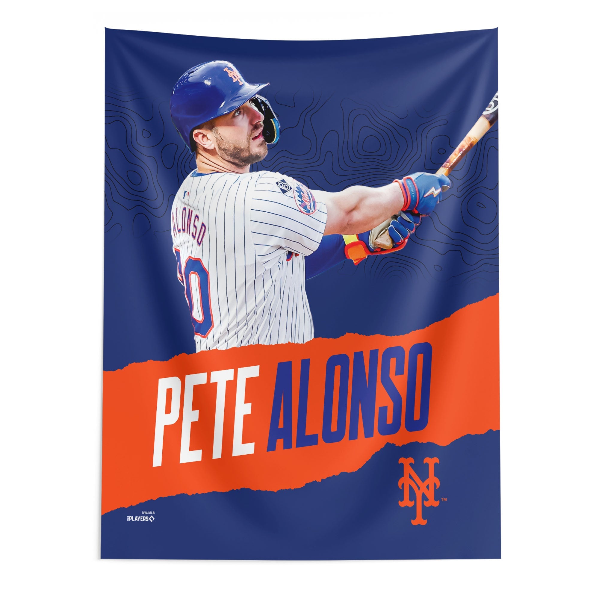 New York Mets MLB Pete Alonso Mets Wall Hanging 50x60 Inches