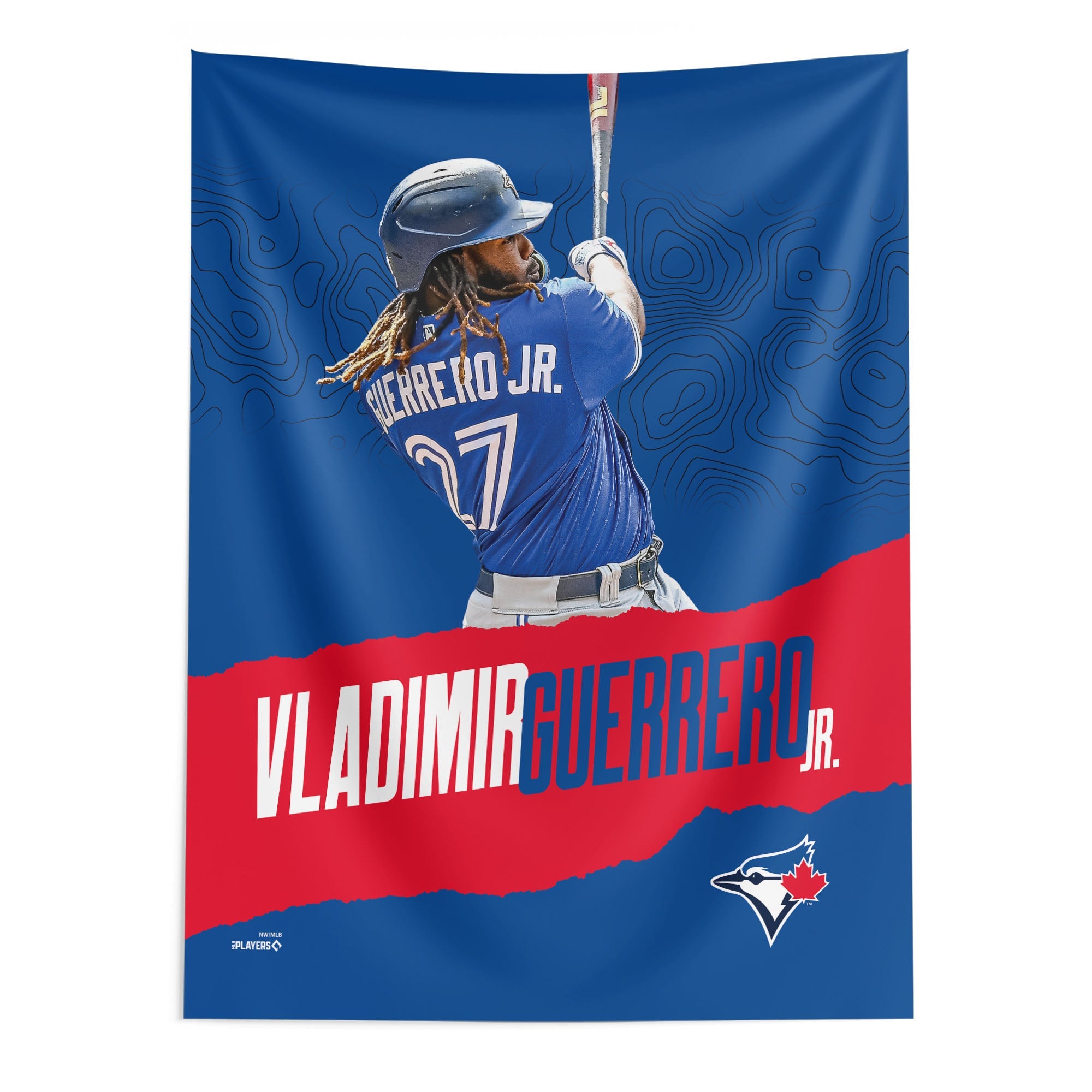 Toronto Blue Jays MLB Vladimir Guerrero Blue Jays Wall Hanging 50x60 Inches