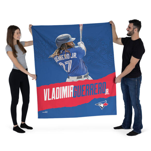 Toronto Blue Jays MLB Vladimir Guerrero Blue Jays Wall Hanging 50x60 Inches