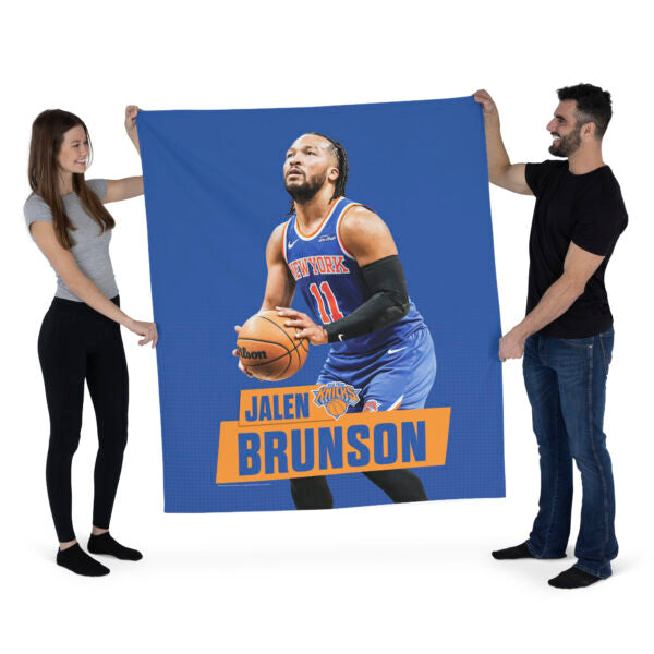 New York Knicks Jalen Brunson NBA Wall Hanging 50X60 Inches