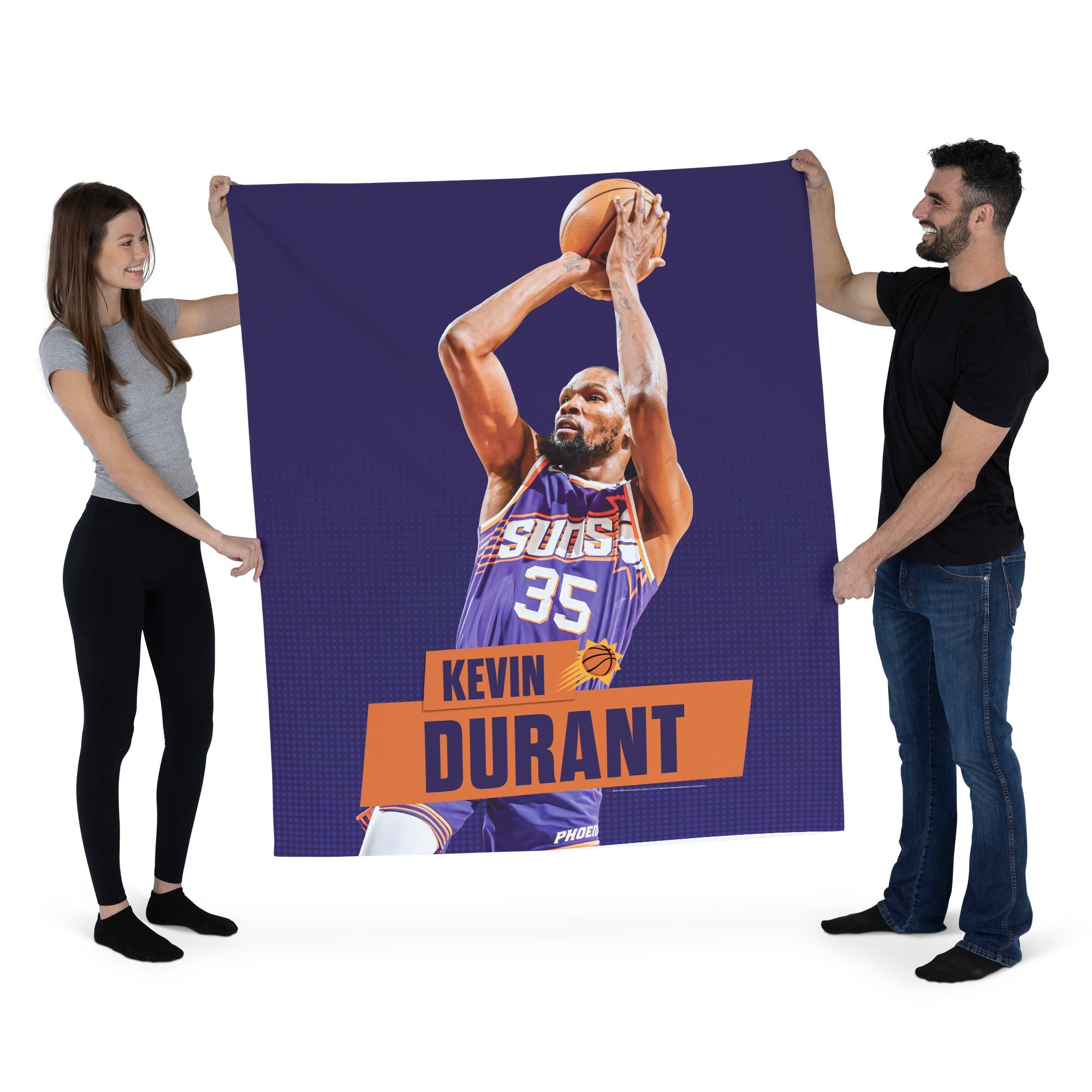 Phoenix Suns Kevin Durant NBA Wall Hanging 50X60 Inches