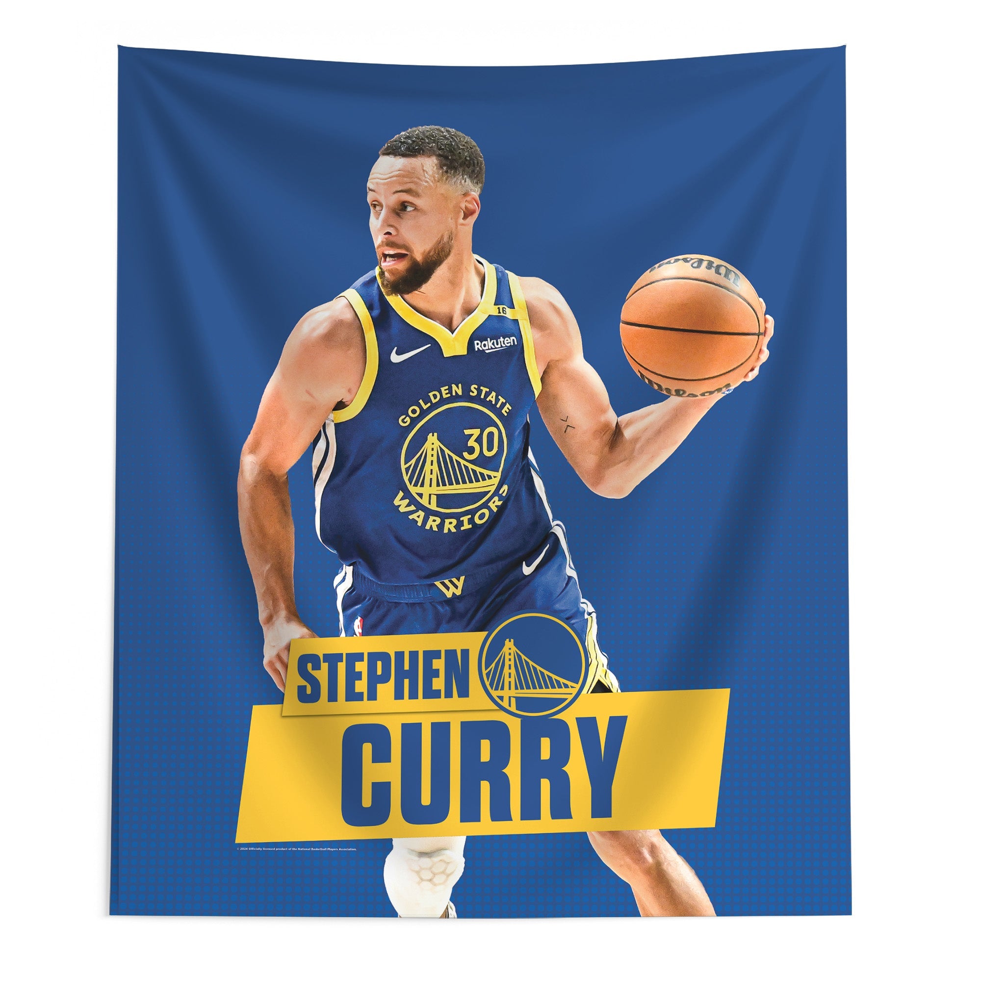 Golden State Warriors Stephen Curry NBA Wall Hanging 50X60 Inches