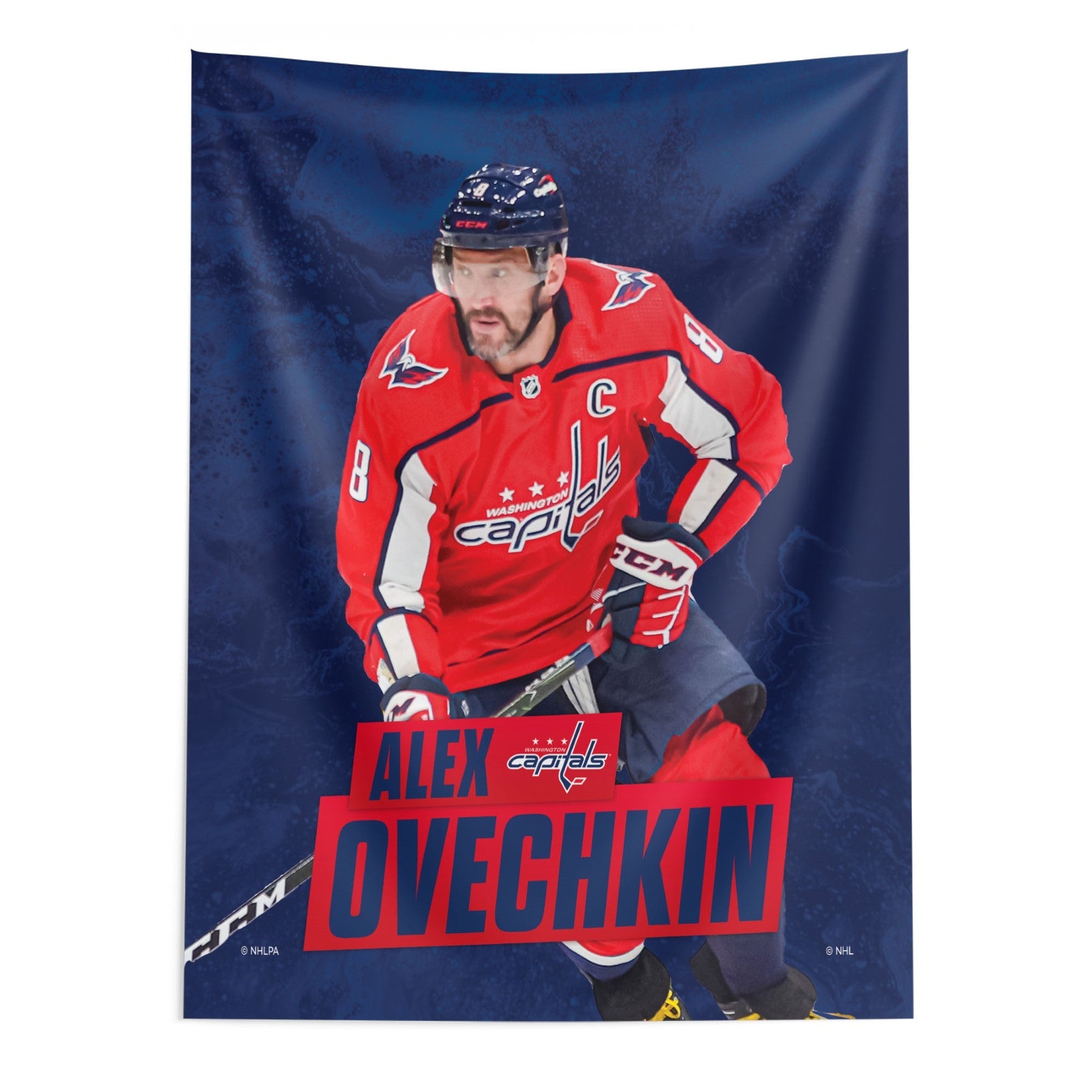NHL Alex Ovechkin Washington Capitals Wall Hanging 50x60 Inches
