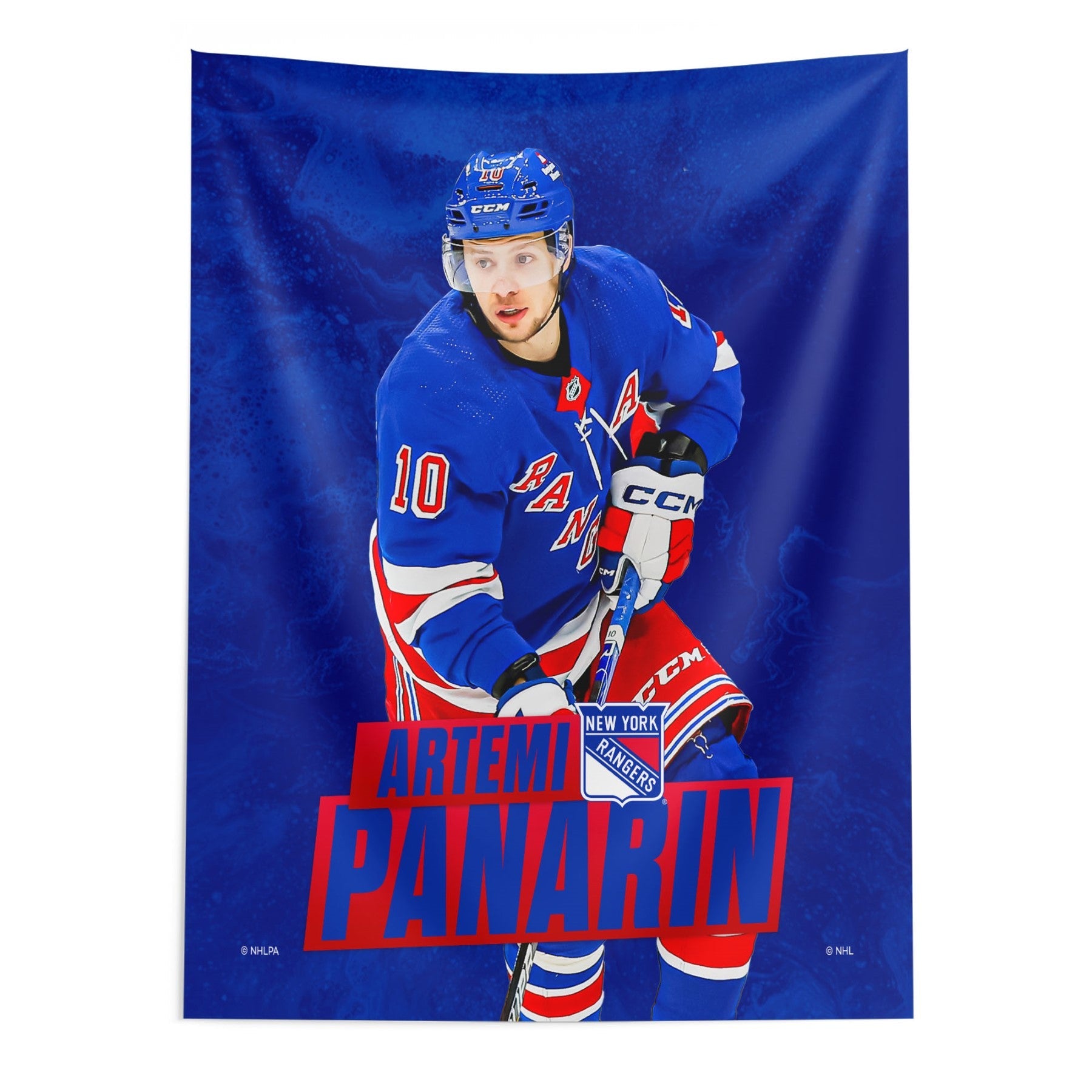 NHL Artemi Panarin New York Rangers Wall Hanging 50x60 Inches