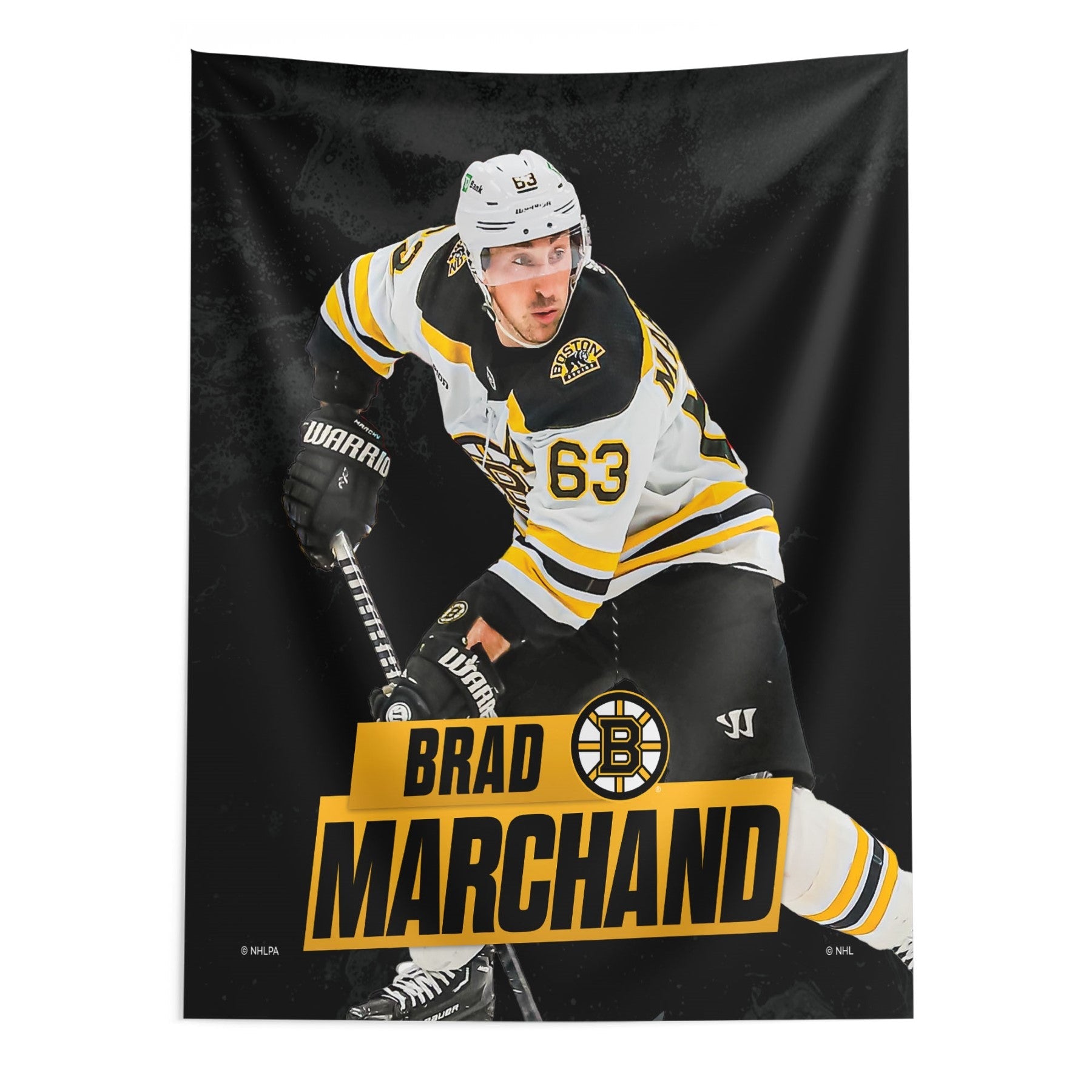 NHL Brad Marchand Bruins Wall Hanging 50x60 Inches