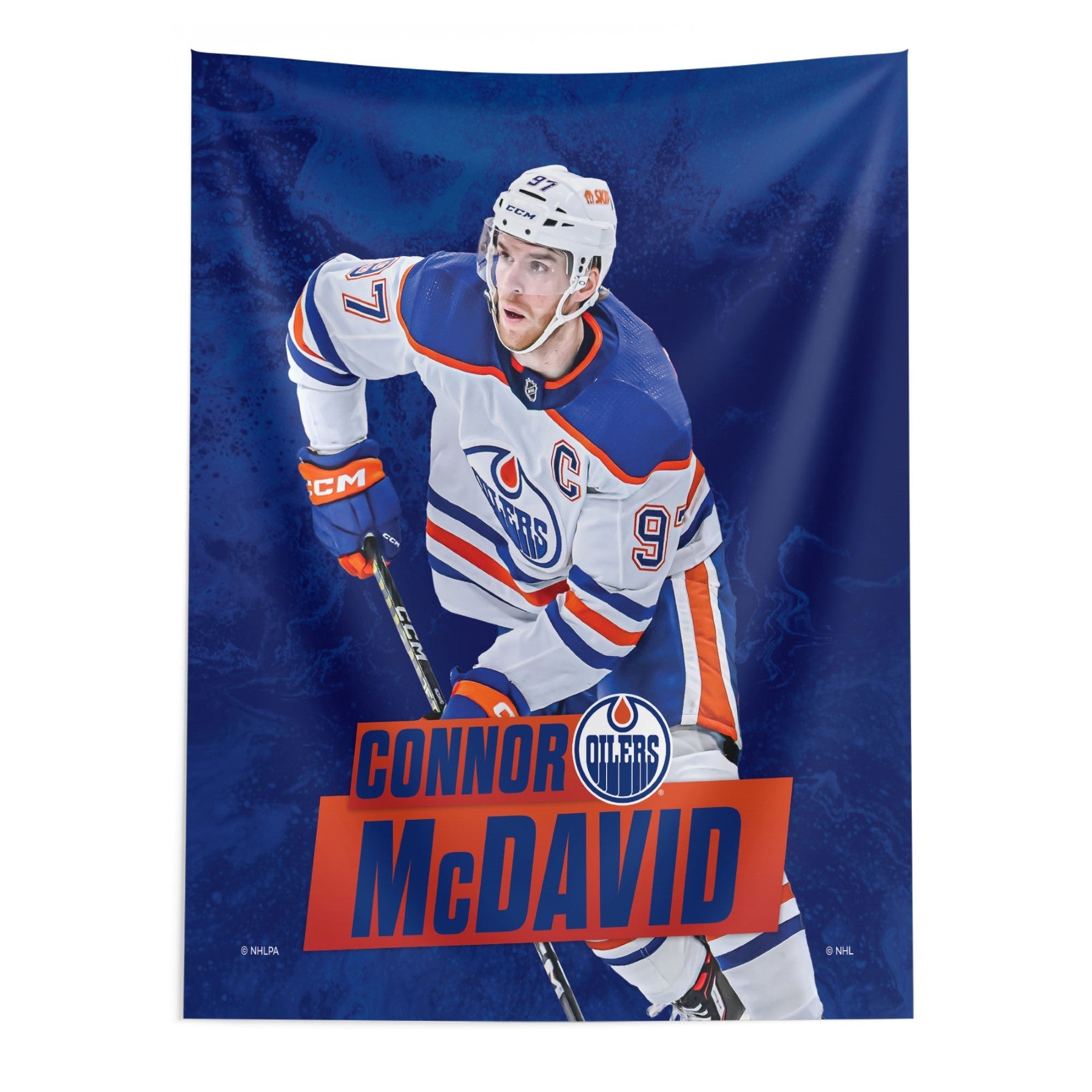 NHL Connor McDavid Oilers Wall Hanging 50x60 Inches