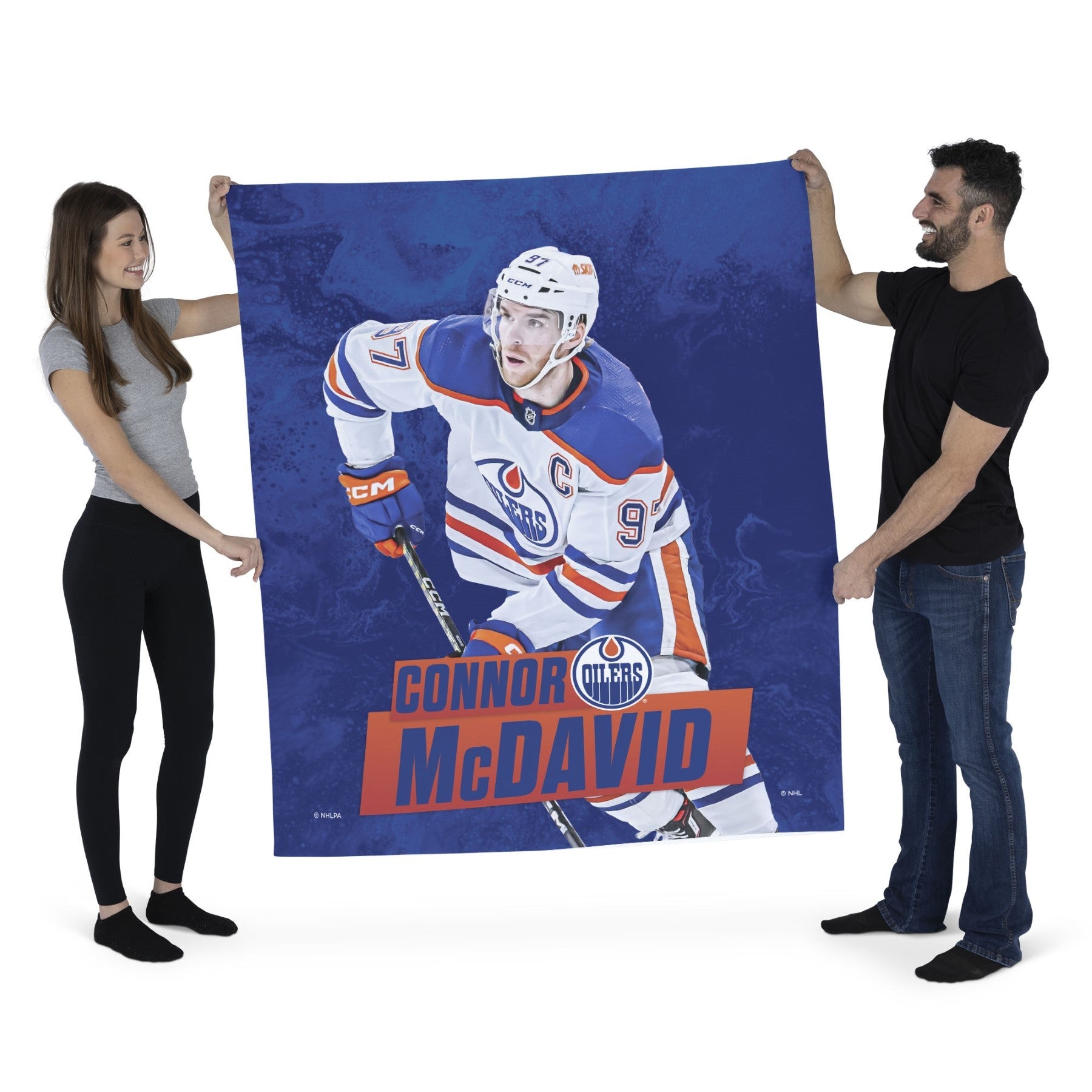 NHL Connor McDavid Oilers Wall Hanging 50x60 Inches