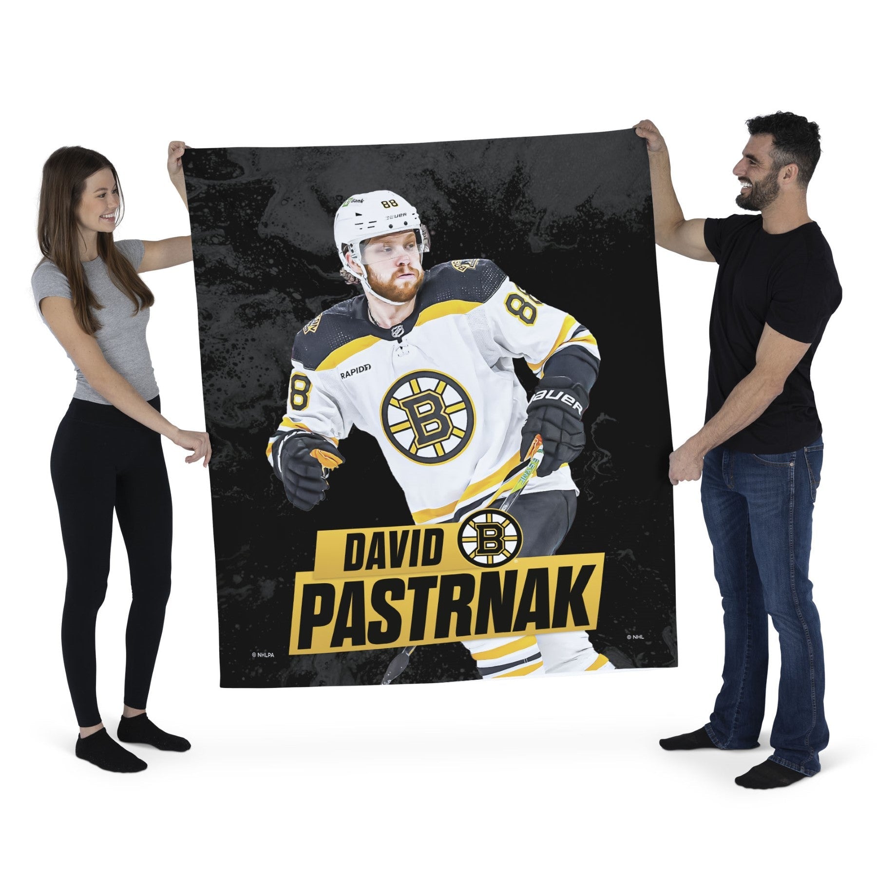 NHL David Pastrnak Bruins Wall Hanging 50x60 Inches