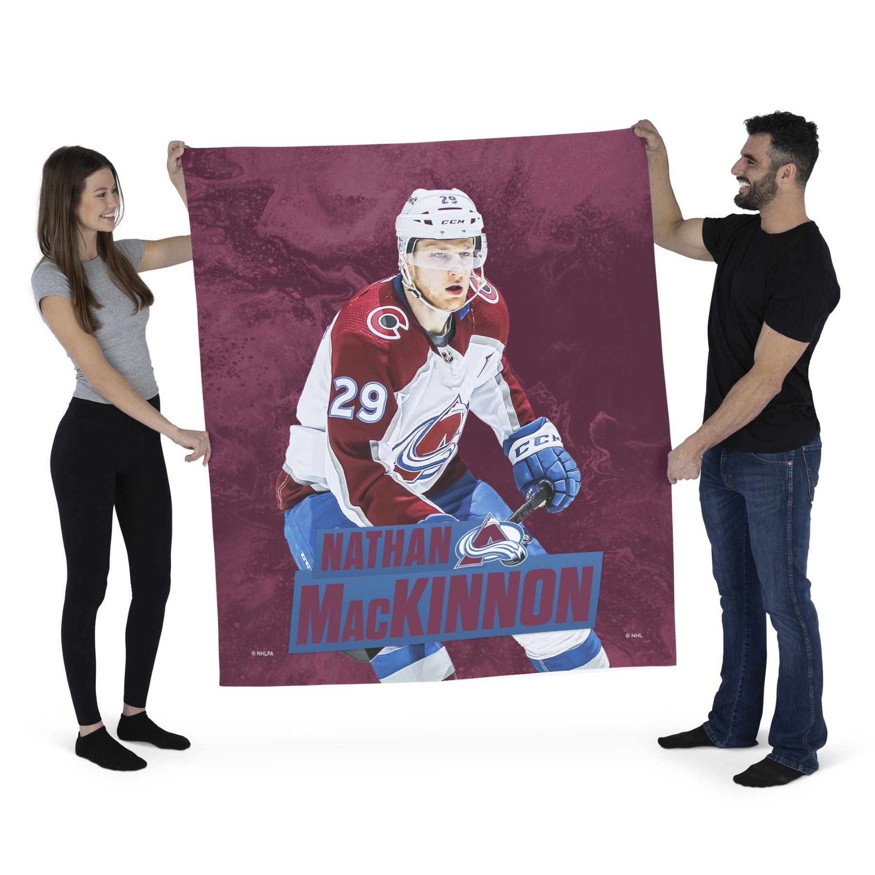 NHL Nathan MacKinnon Avalanche Wall Hanging 50x60 Inches