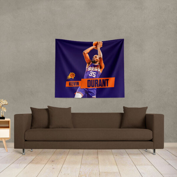 Phoenix Suns Kevin Durant NBA Wall Hanging 34X40 Inches