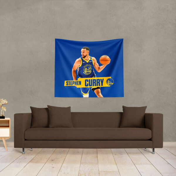 Golden State Warriors Stephen Curry NBA Wall Hanging 34X40 Inches
