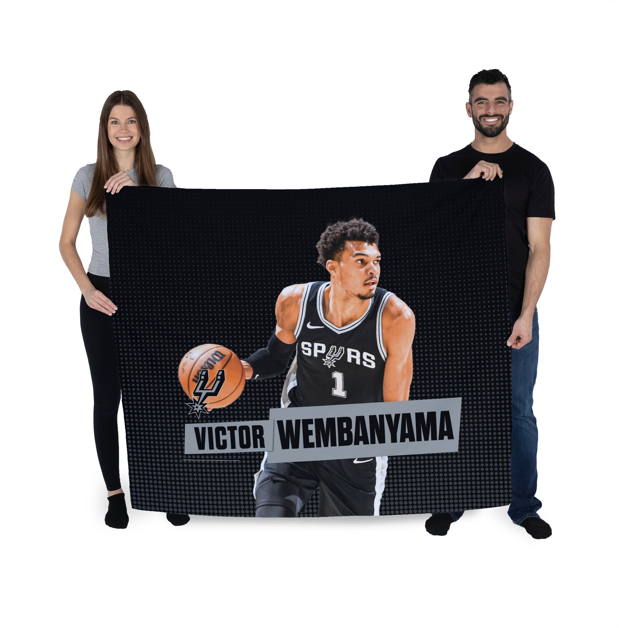 San Antonio Spurs Victor?Wembanyama NBA Wall Hanging 34X40 Inches