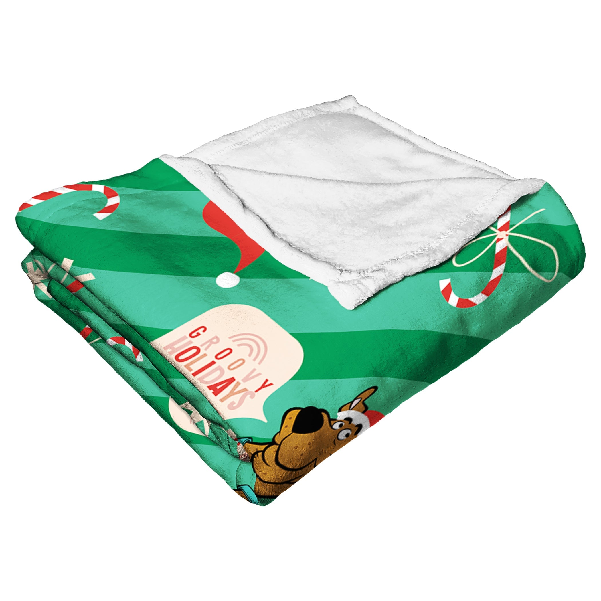 Warner Bros. Scooby-Doo Groovy Wrapping Paper Silk Touch Throw Blanket 50x60 Inches