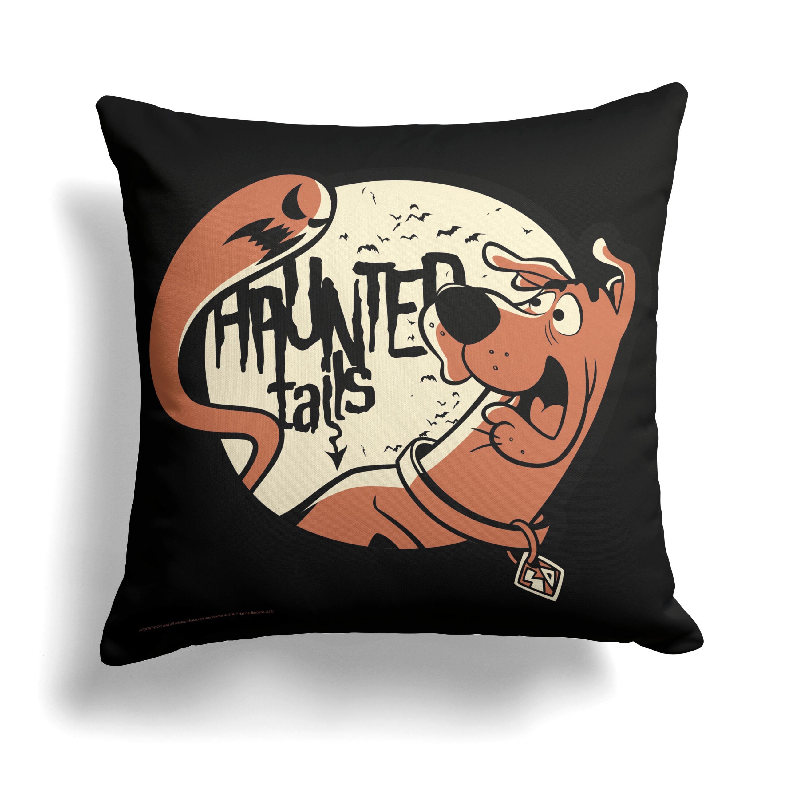 Warner Bros. Scooby-Doo Haunted Tails Throw Pillow 18x18 Inches