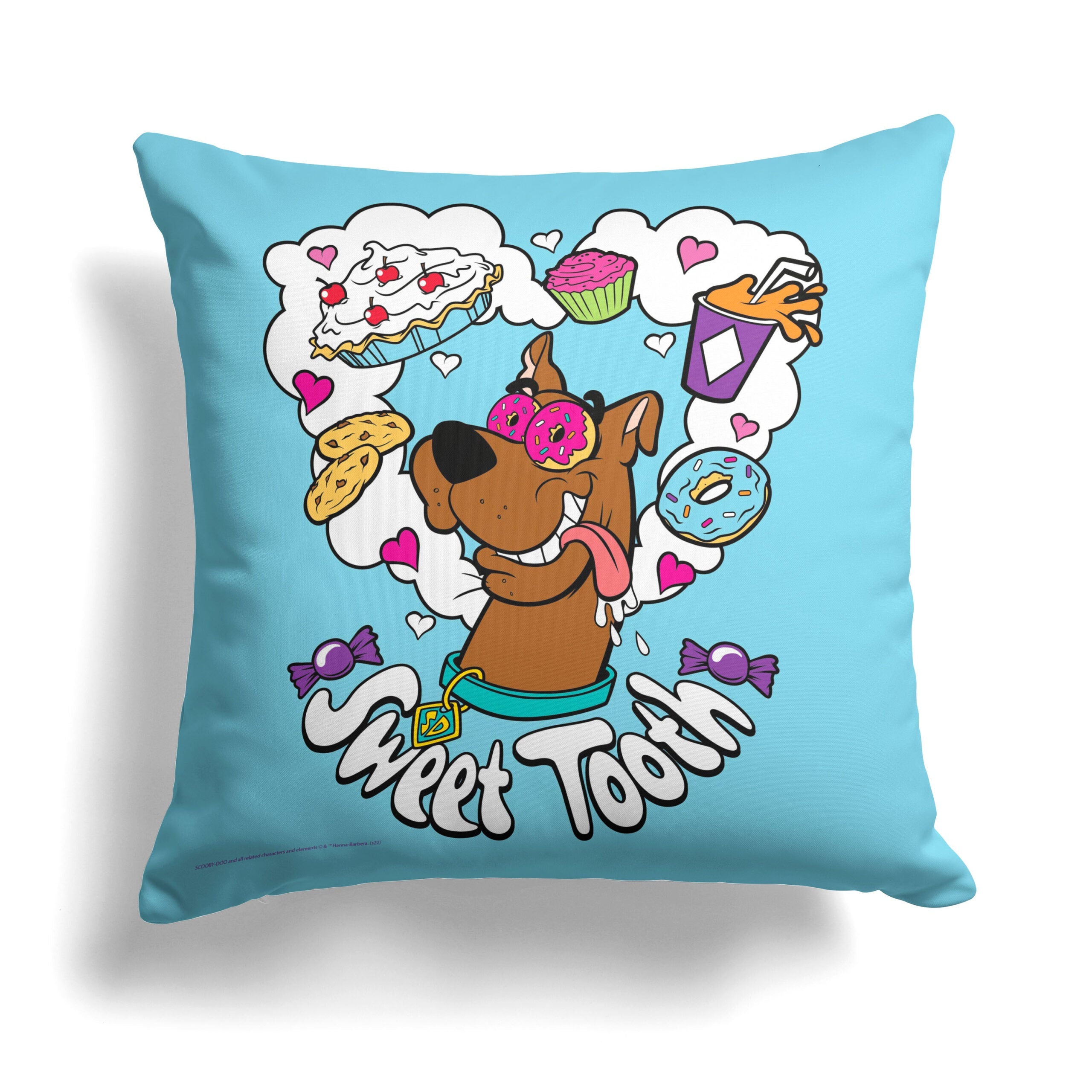 Warner Bros. Scooby-Doo Sweet Tooth Throw Pillow 18x18 Inches