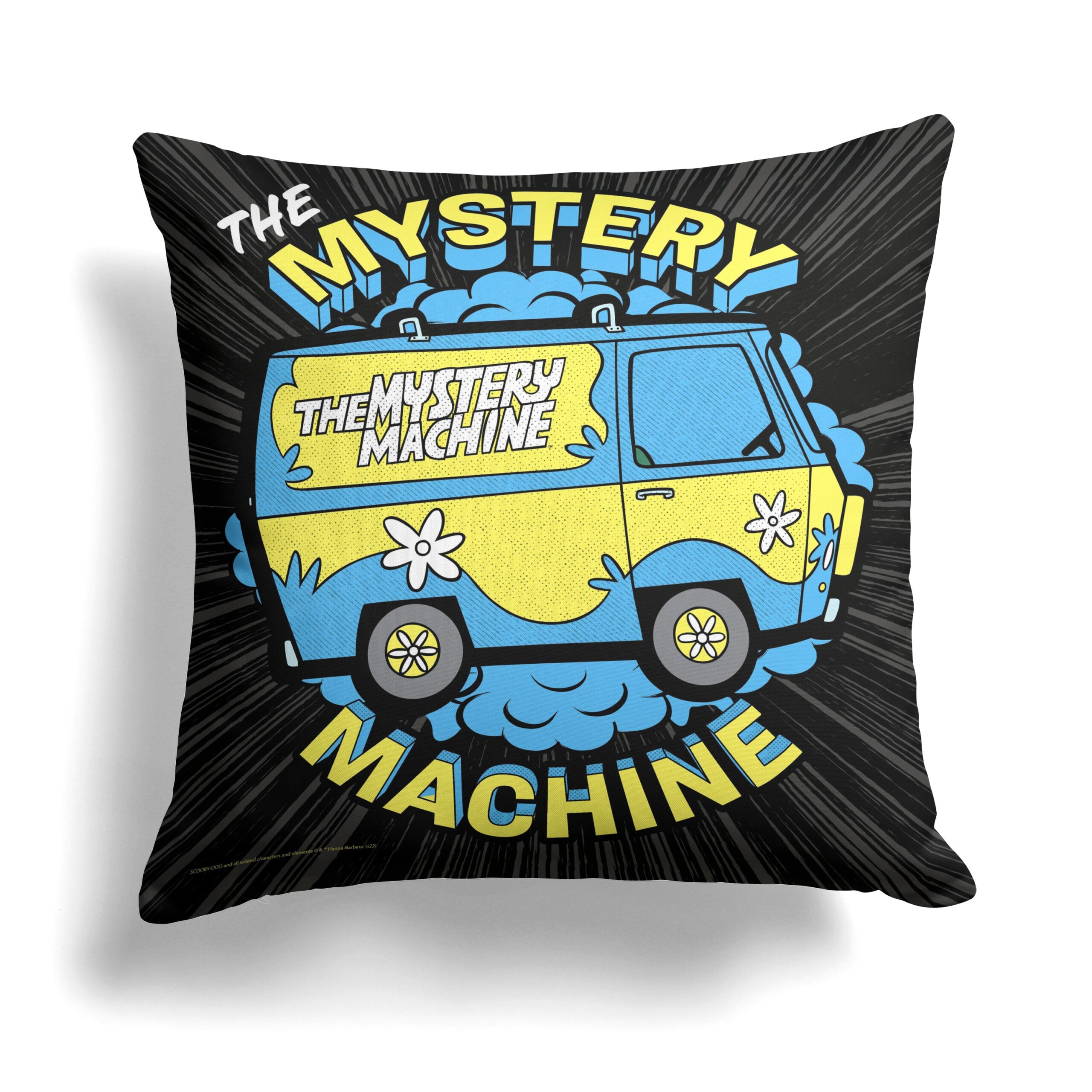 Warner Bros. Scooby-Doo The Mystery Machine Throw Pillow 18x18 Inches
