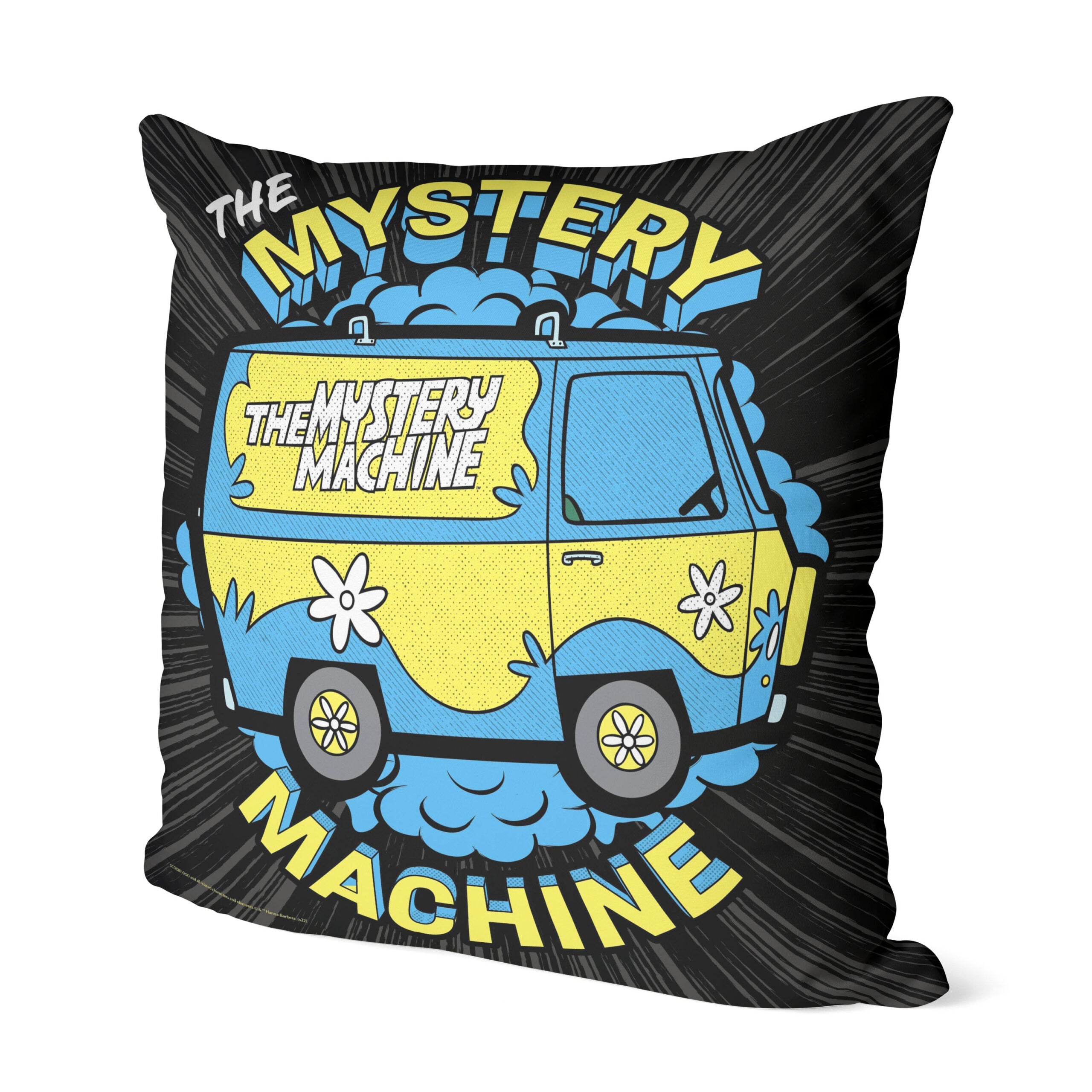 Warner Bros. Scooby-Doo The Mystery Machine Throw Pillow 18x18 Inches