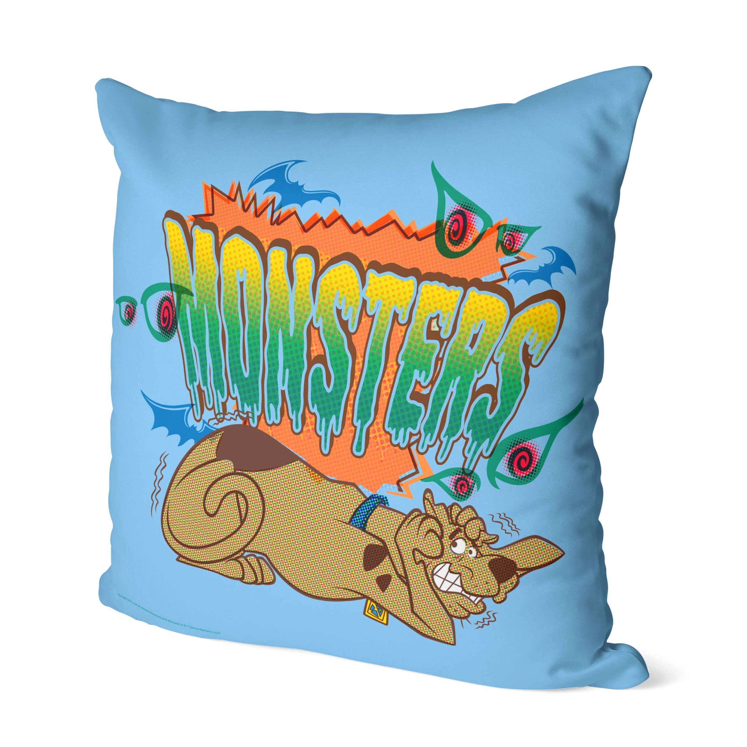 Warner Bros. Scooby-Doo Monsters Throw Pillow 18x18 Inches