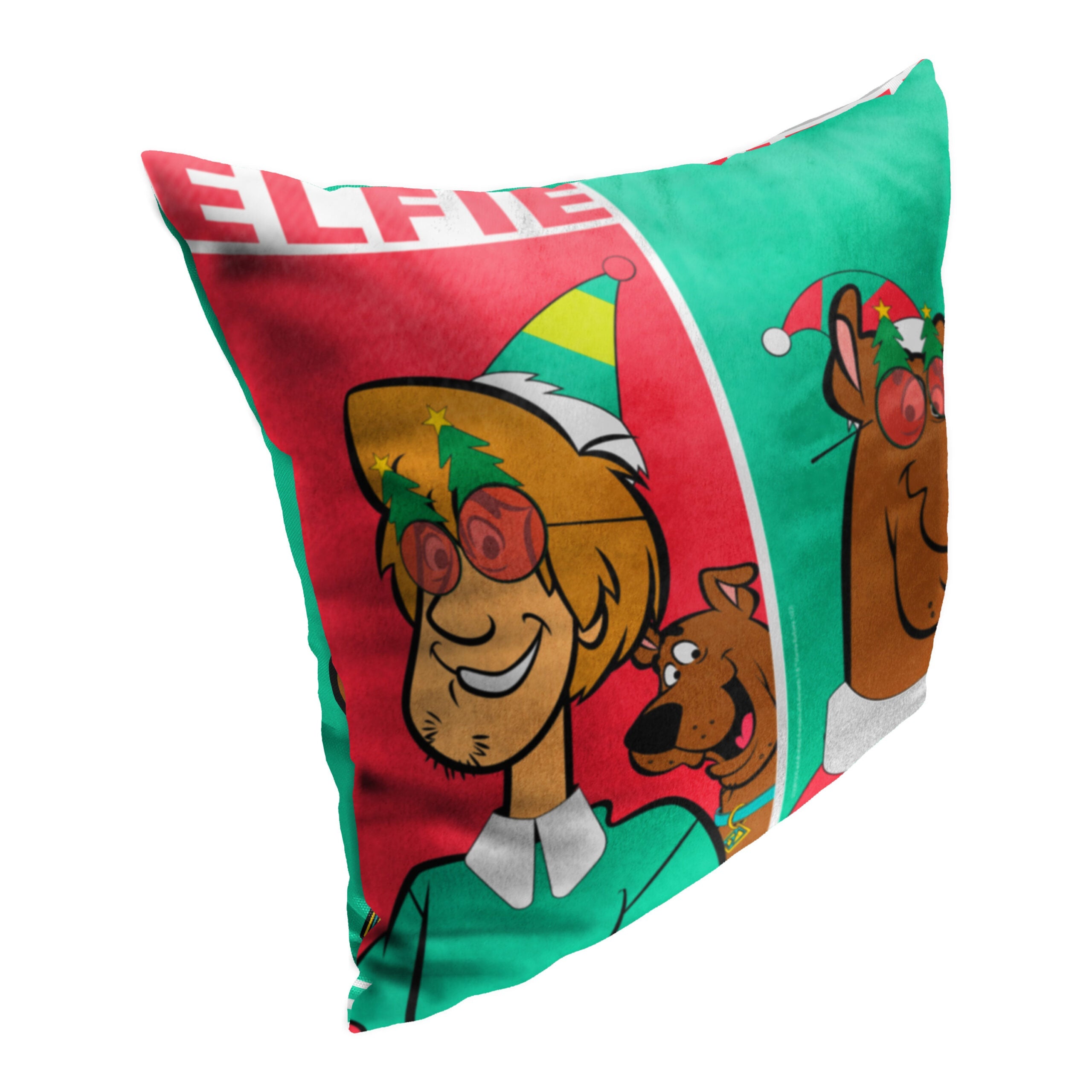 Warner Bros. Scooby-Doo Elfie Selfie Throw Pillow 18x18 Inches