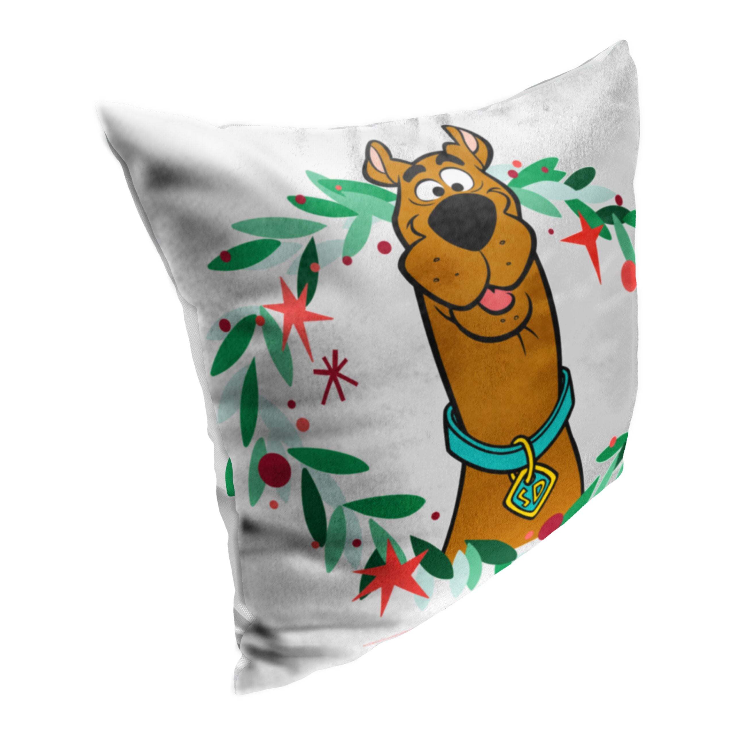 Warner Bros. Scooby-Doo Festive Scooby Throw Pillow 18x18 Inches