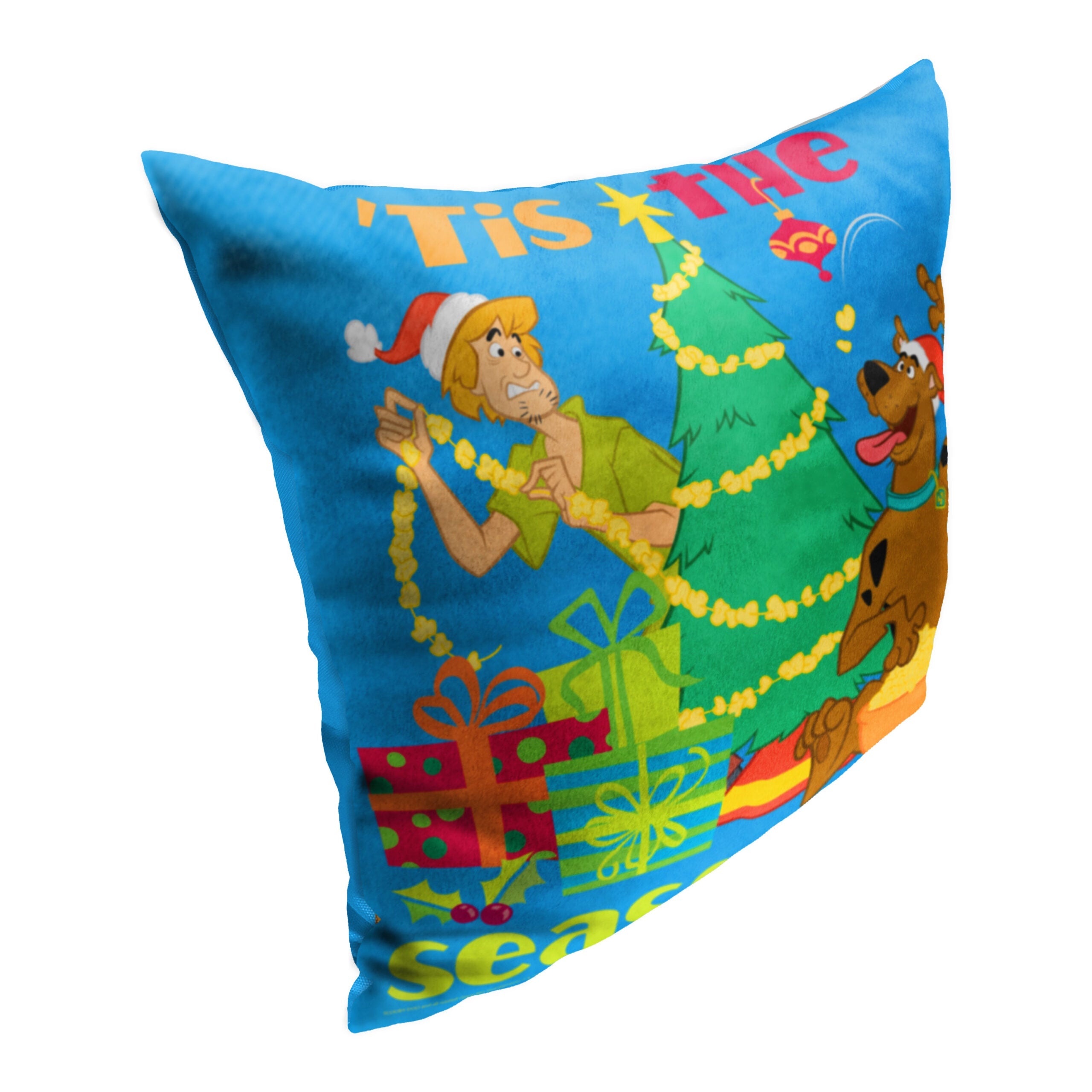 Warner Bros. Scooby-Doo Tis The Season Throw Pillow 18x18 Inches