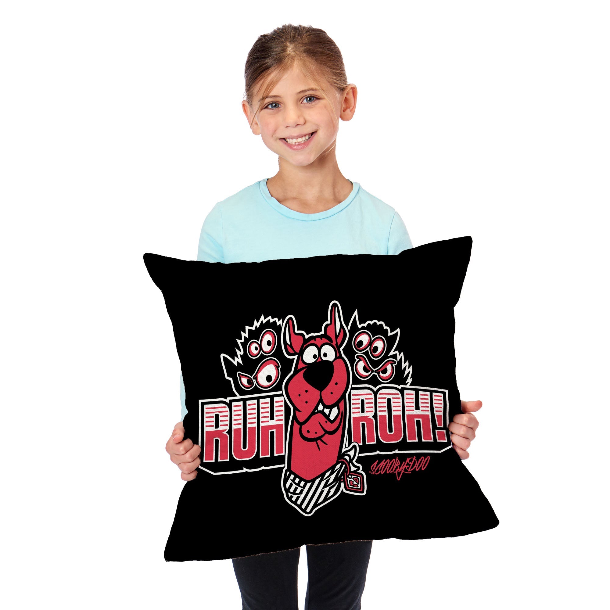 Warner Bros. Scooby-Doo Ruh Roh Throw Pillow 18x18 Inches