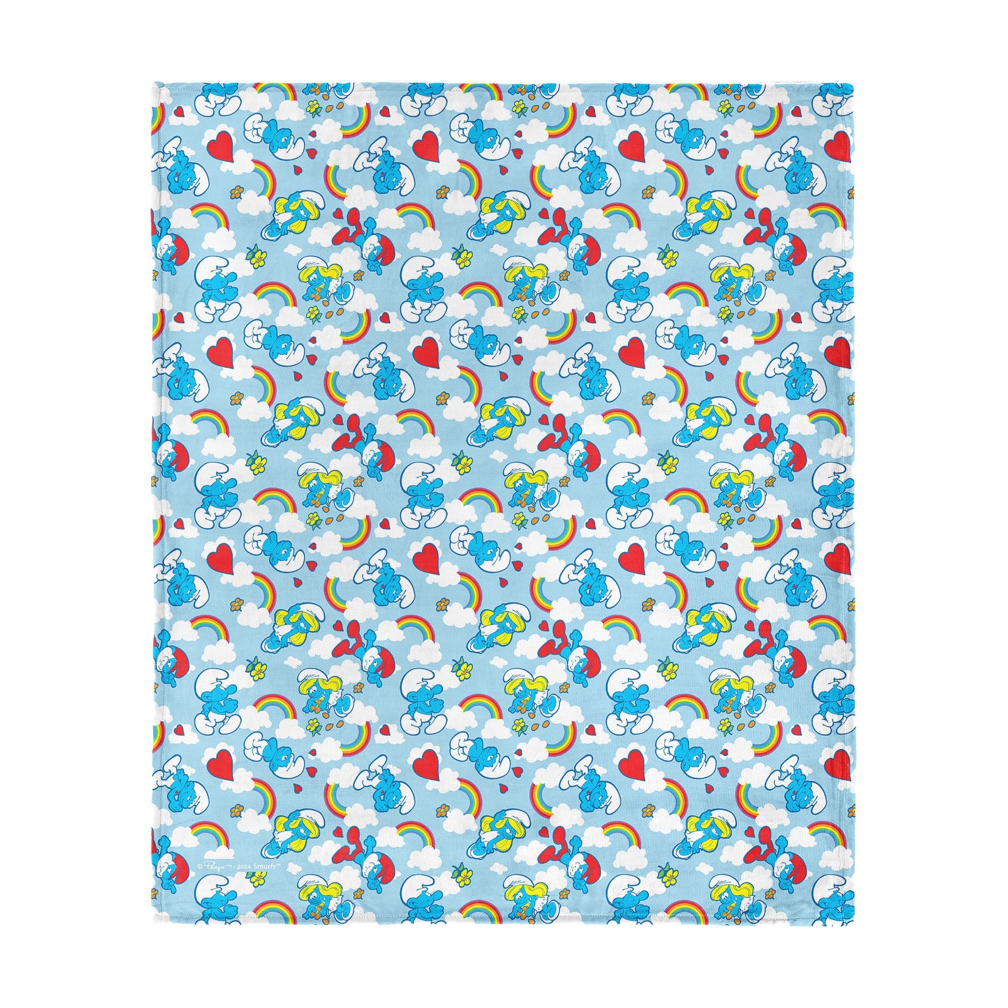 Smurfs Rainbow Smurfs Silk Touch Throw Blanket 40¡Á50 Inches