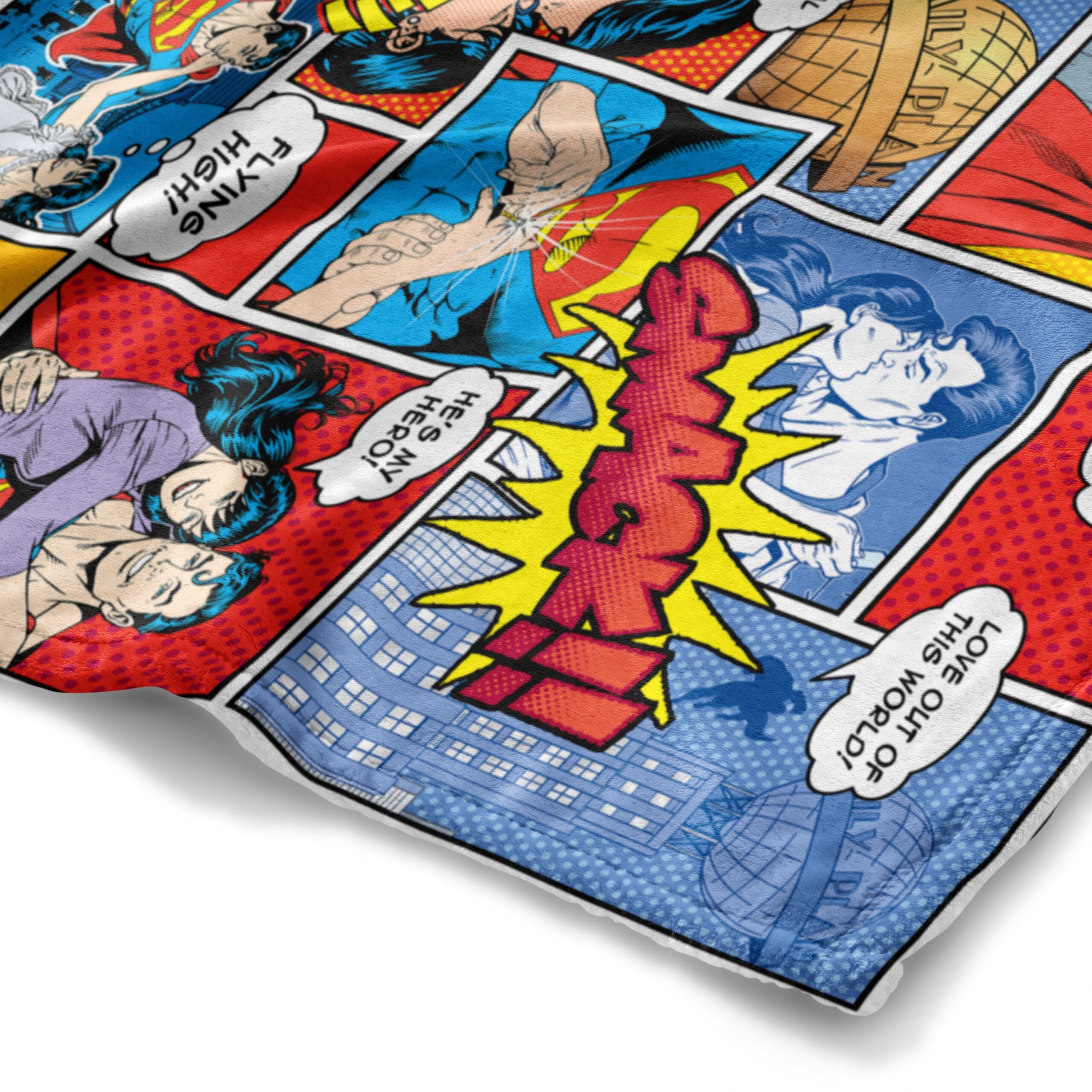 Warner Bros. Superman Lois And Superman Silk Touch Throw Blanket 50x60 Inches