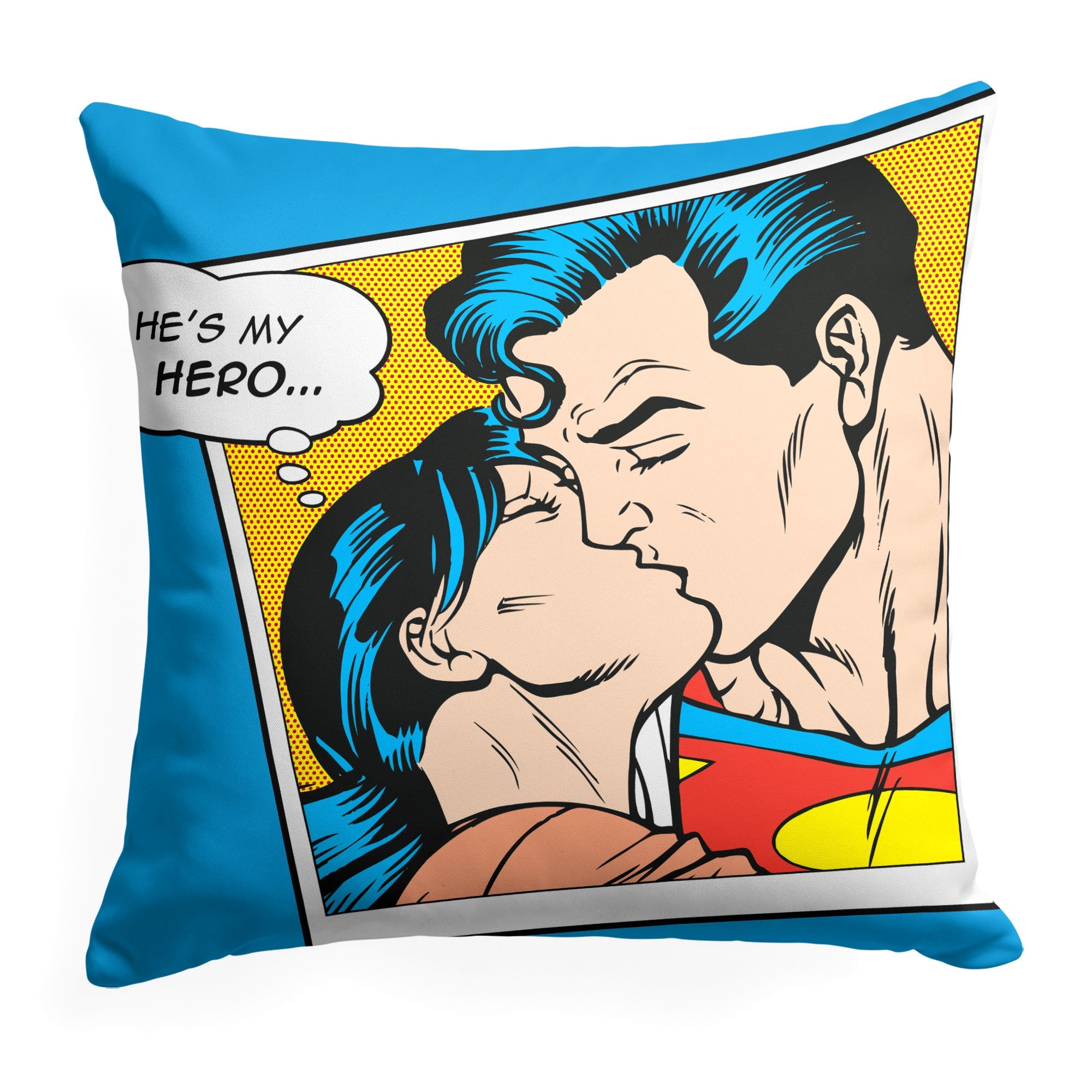 Warner Bros. Superman Hes My Hero Throw Pillow 18x18 Inches