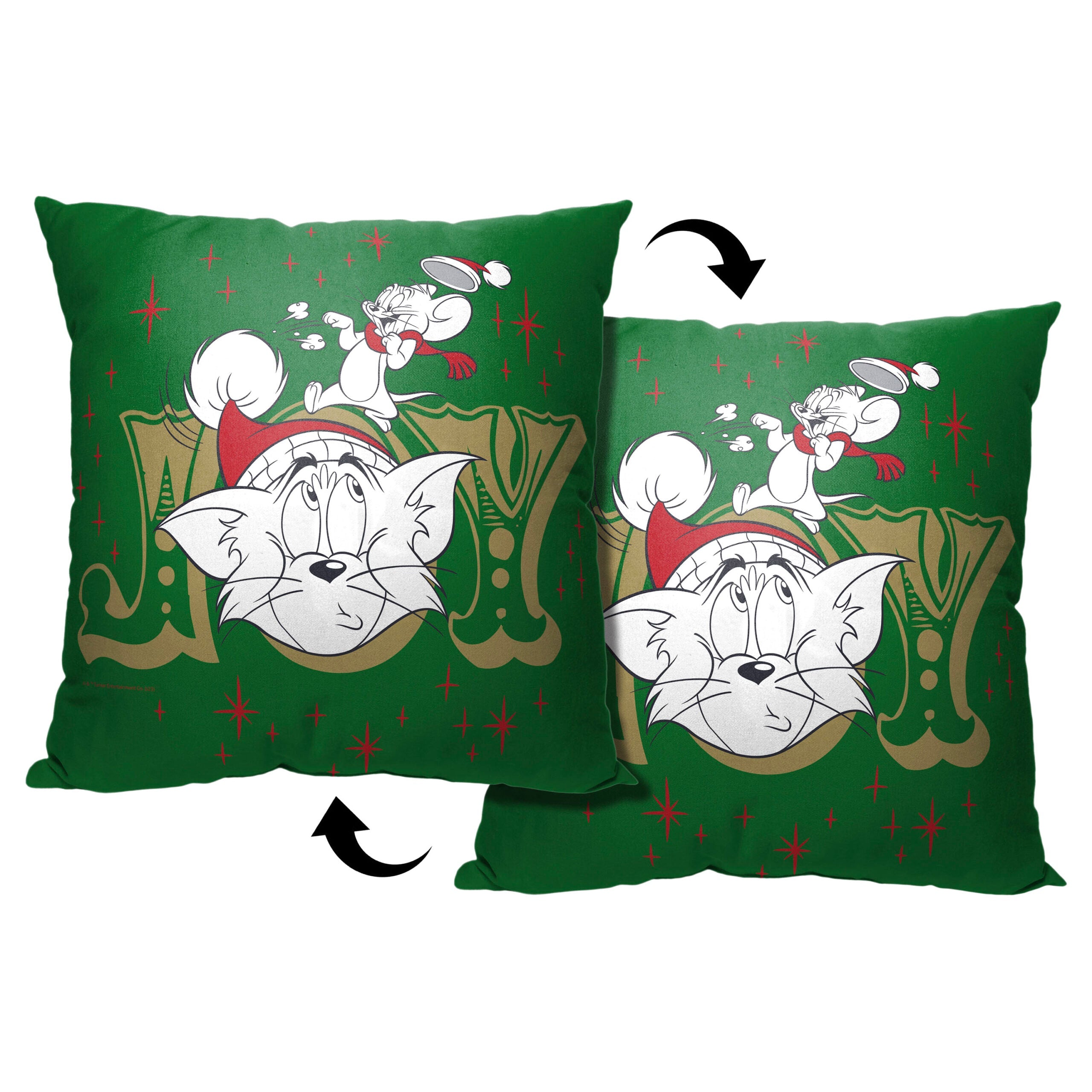 Warner Bros. Tom And Jerry Joy Throw Pillow 18x18 Inches